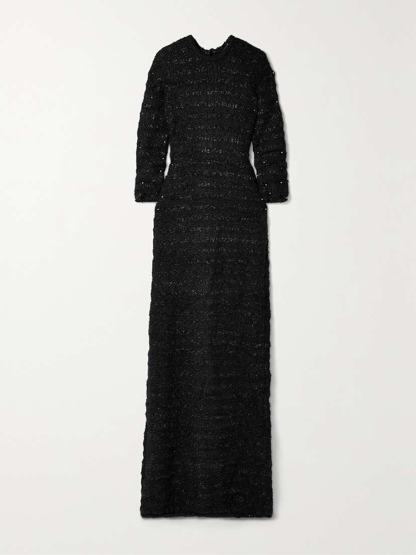 Balenciaga etallic Tweed axi Dress