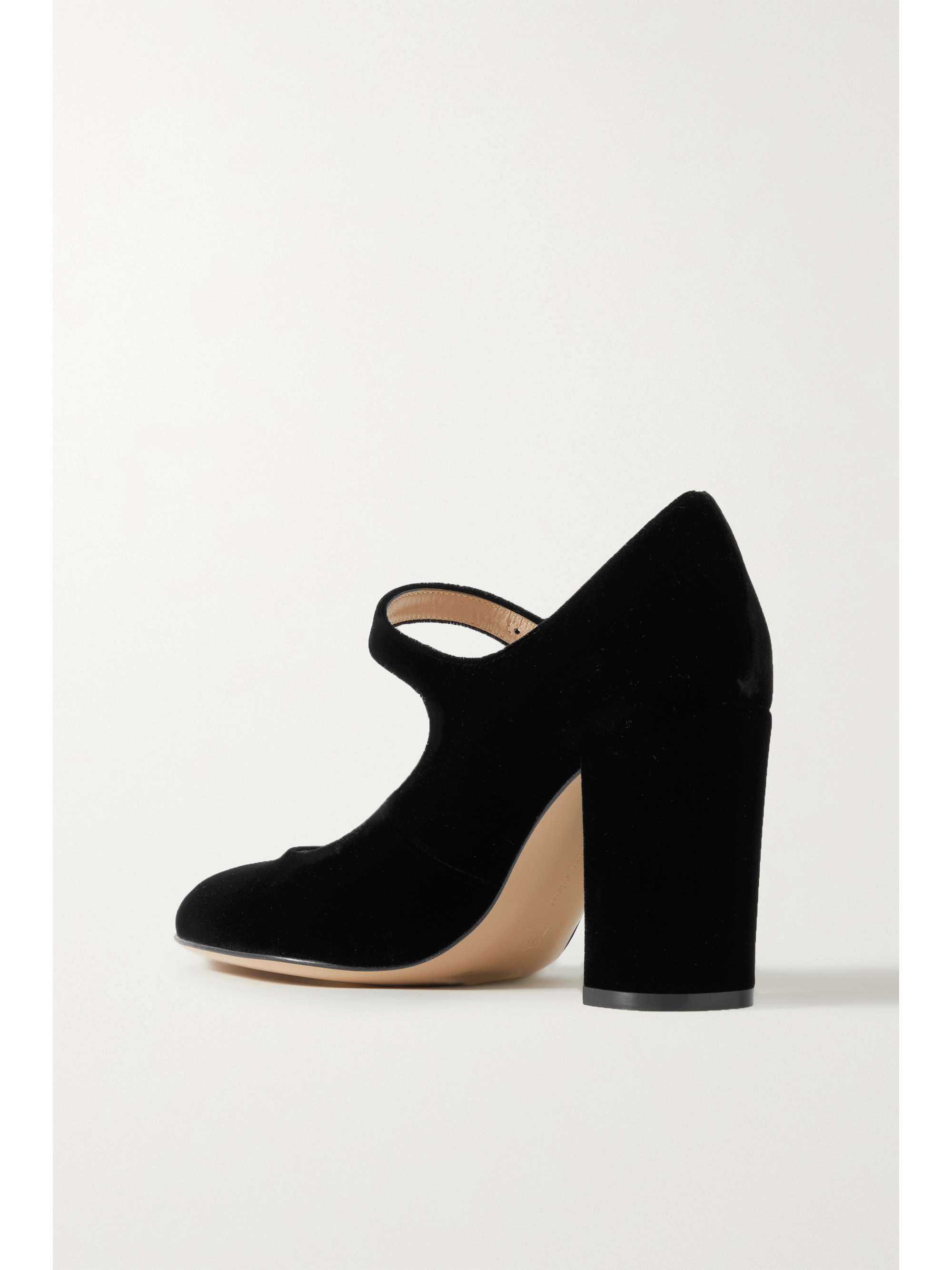 GIANVITO ROSSI 85 velvet Mary Jane pumps