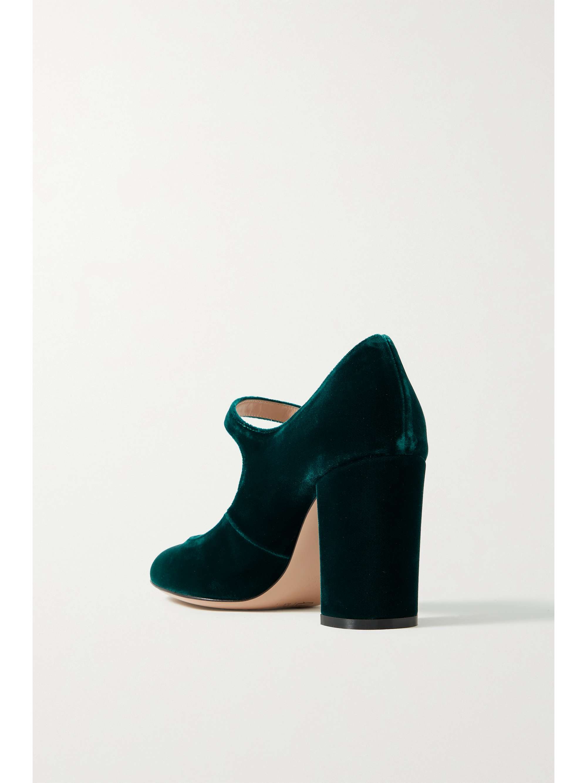 GIANVITO ROSSI 85 velvet Mary Jane pumps