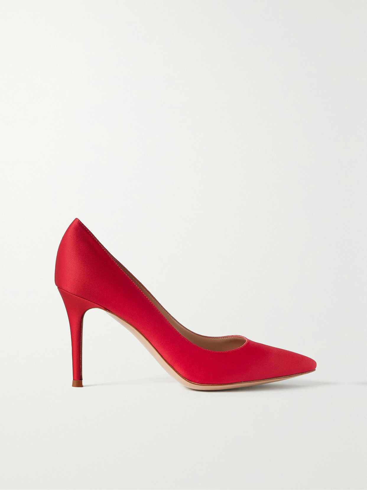 GIANVITO ROSSI GIANVITO 85 SATIN PUMPS