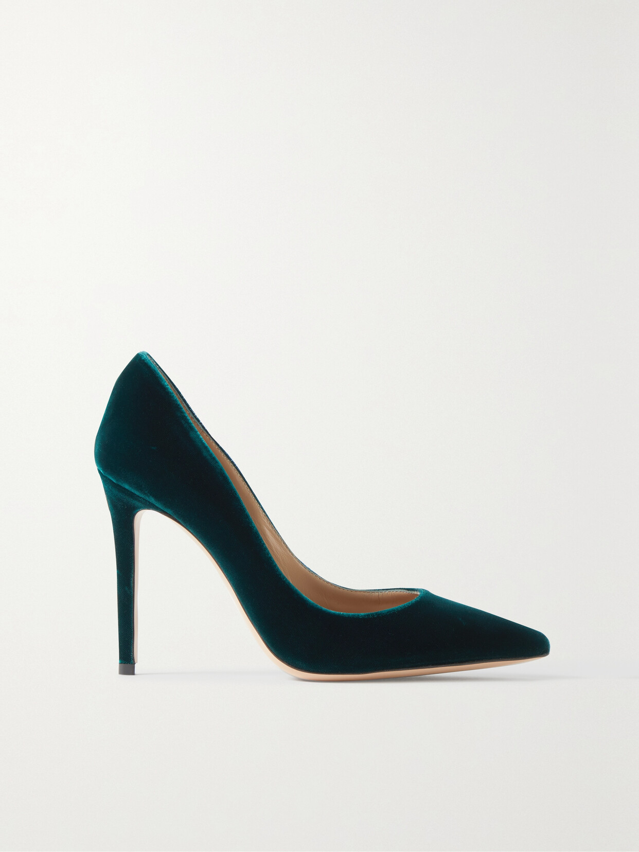 Gianvito Rossi Gianvito 105 Velvet Pumps - Green