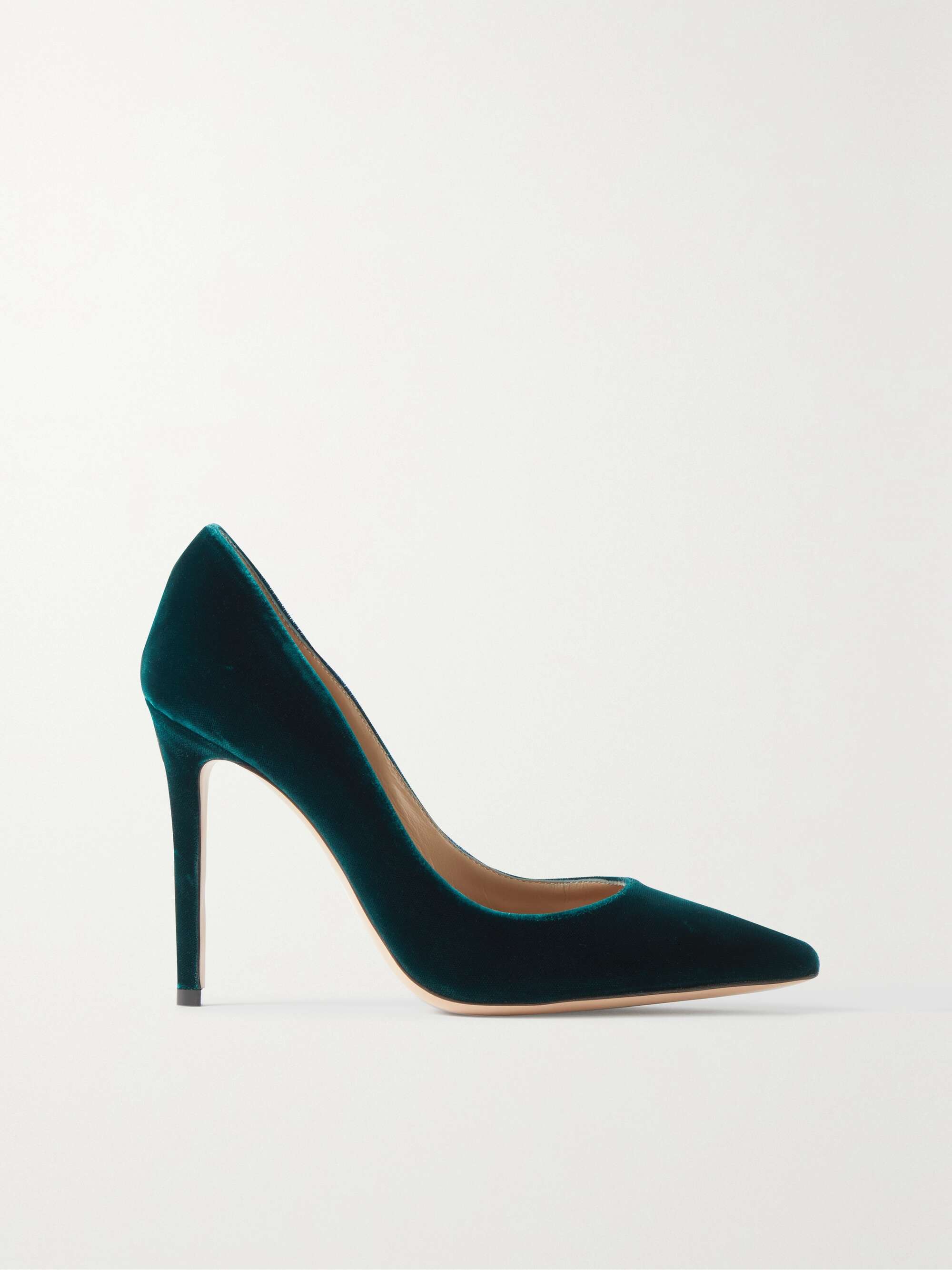 GIANVITO ROSSI Gianvito 105 velvet pumps | NET-A-PORTER