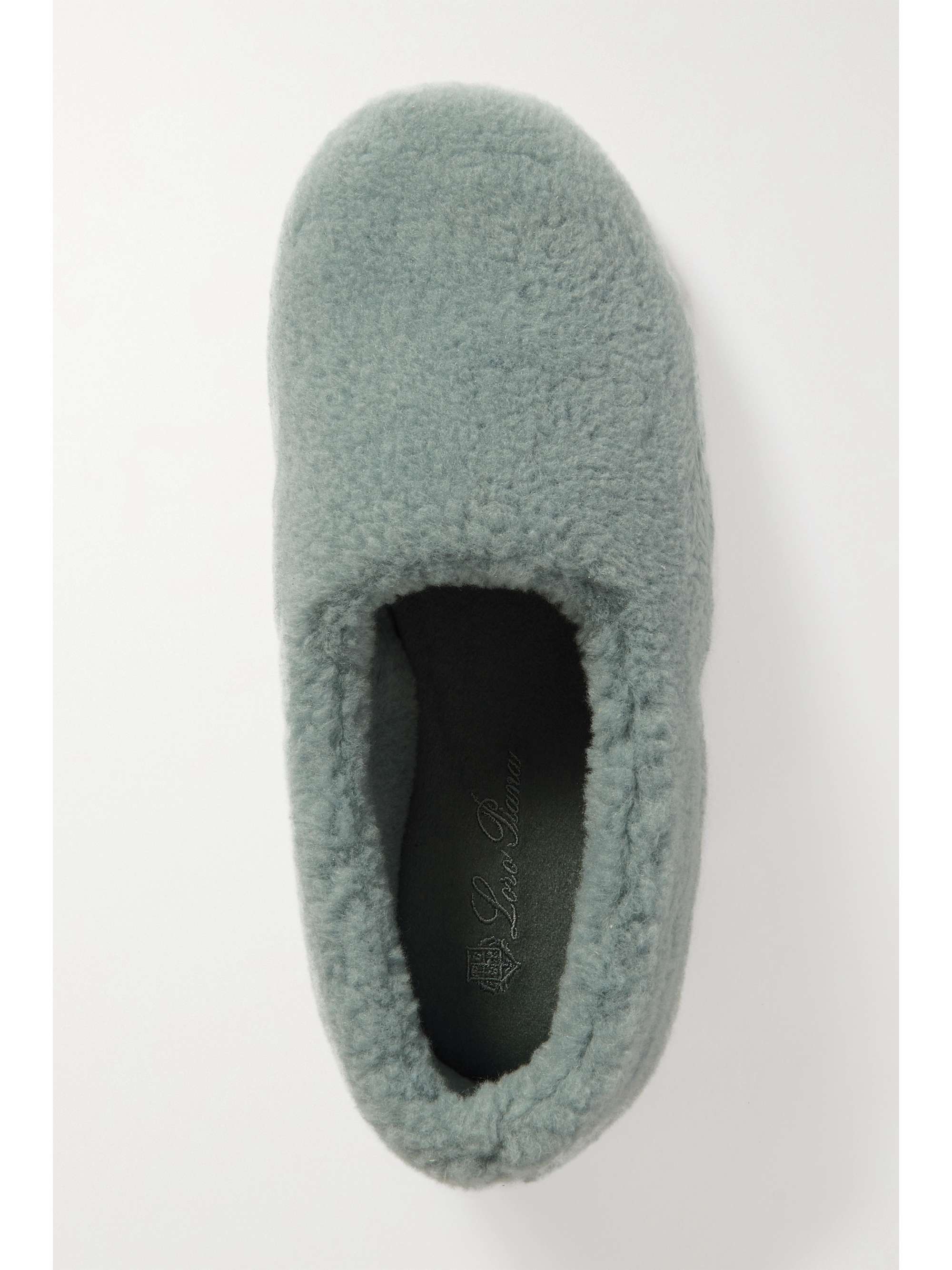 LORO PIANA Wintercozy faux shearling slippers