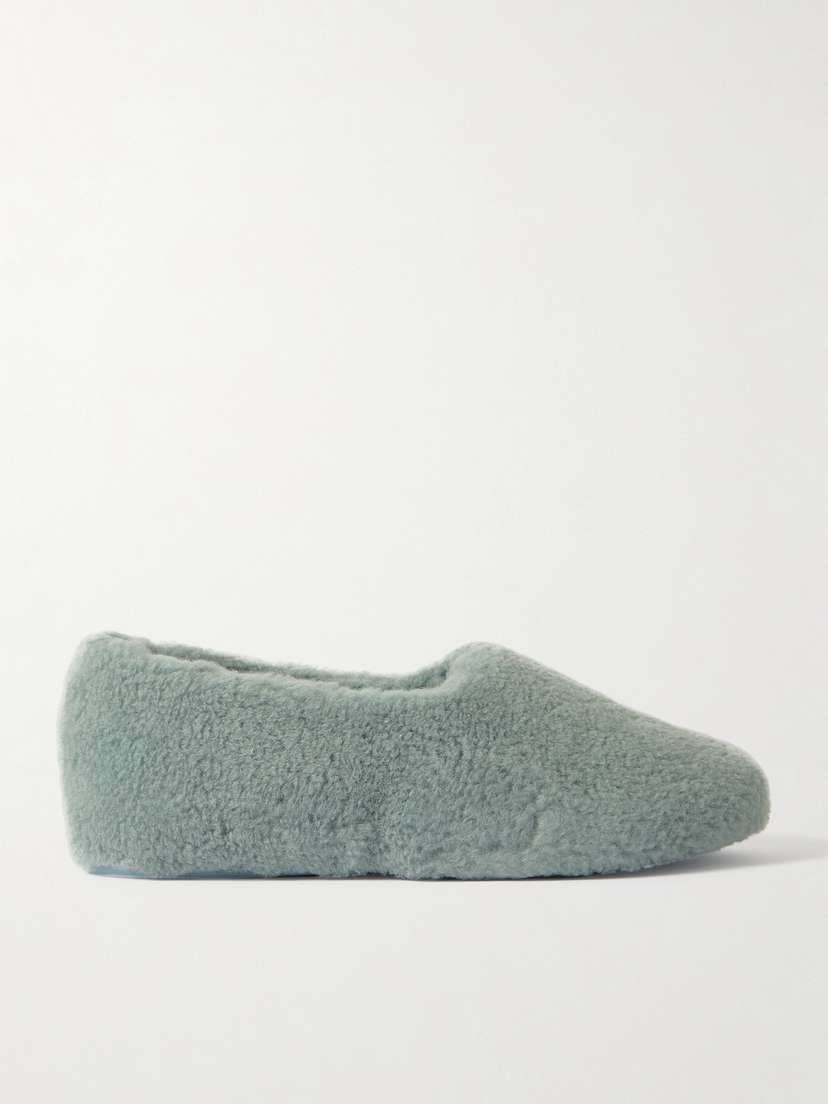 Loro Piana Wintercozy Faux Shearling Slippers