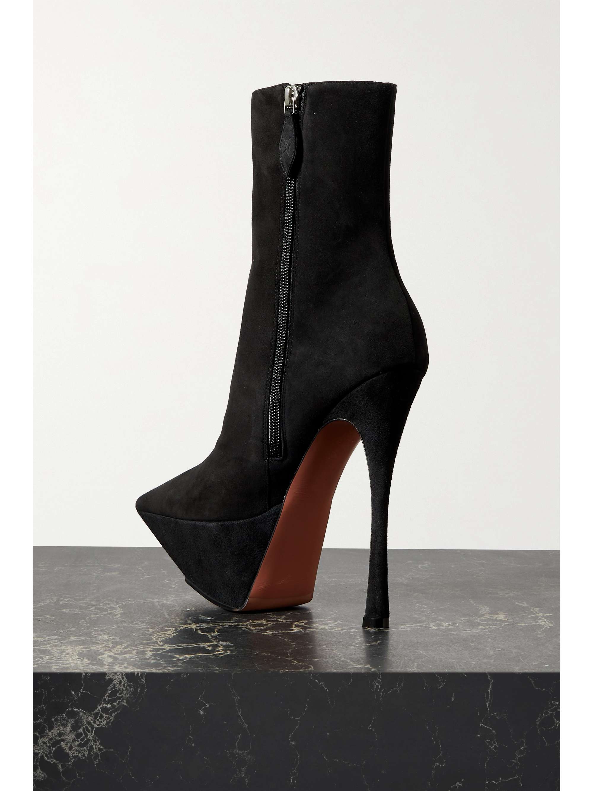 AMINA MUADDI Yigit suede platform ankle boots
