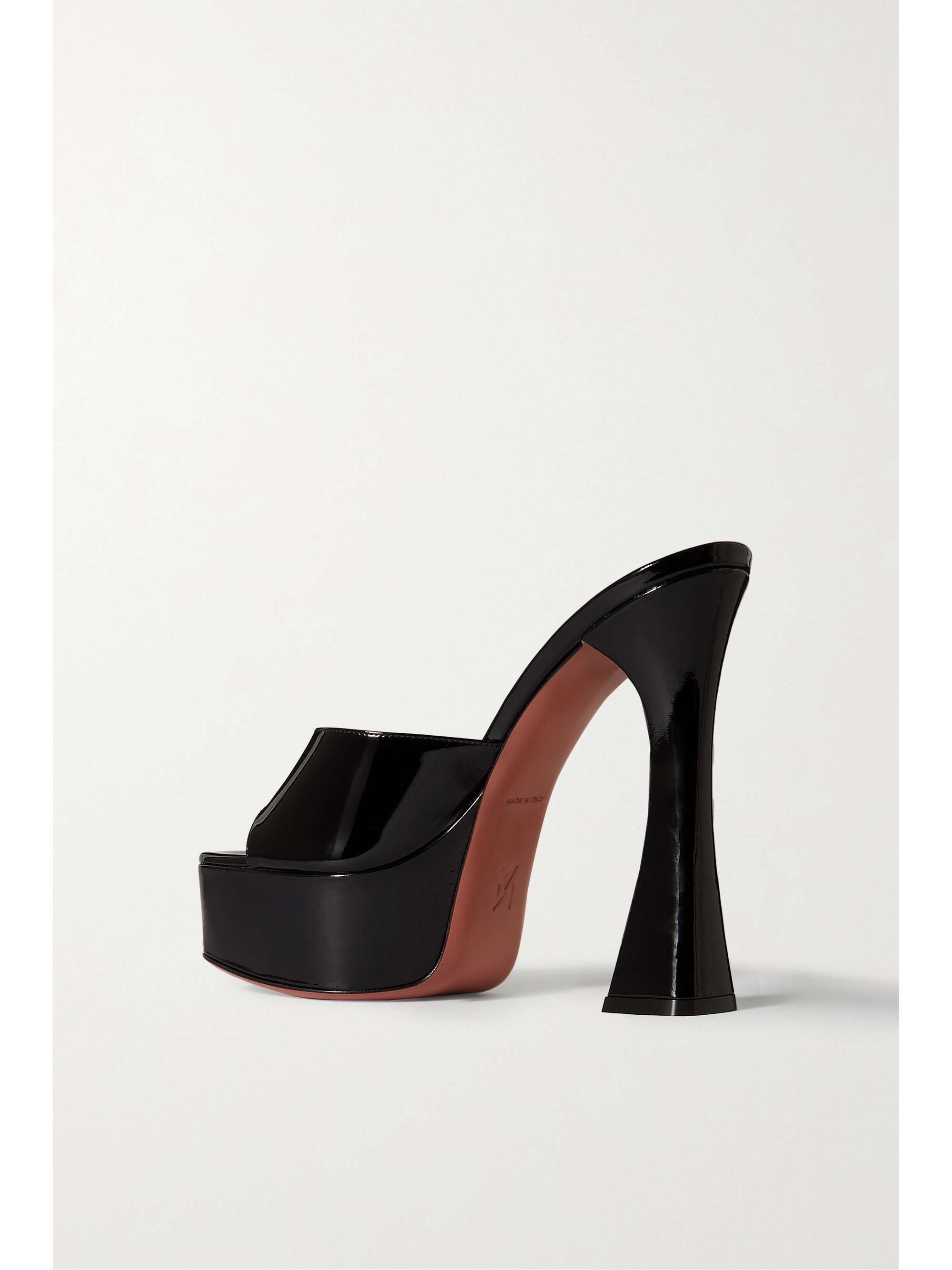 AMINA MUADDI Dalida patent-leather platform sandals