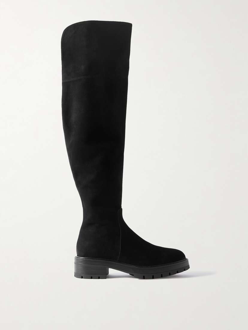 Aquazzura Whitney Suede Over-the-knee Boots