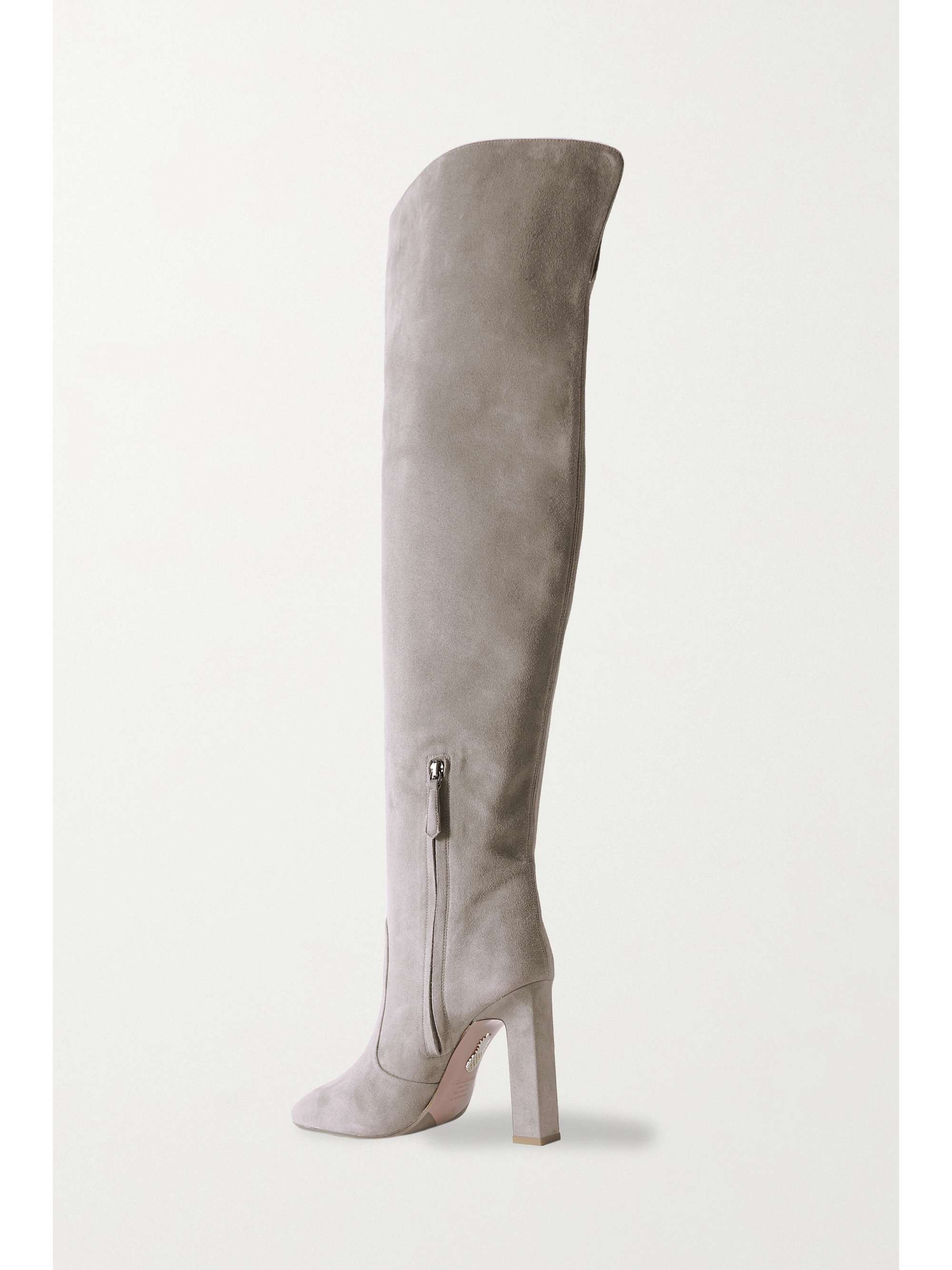 AQUAZZURA Joplin suede over-the-knee boots