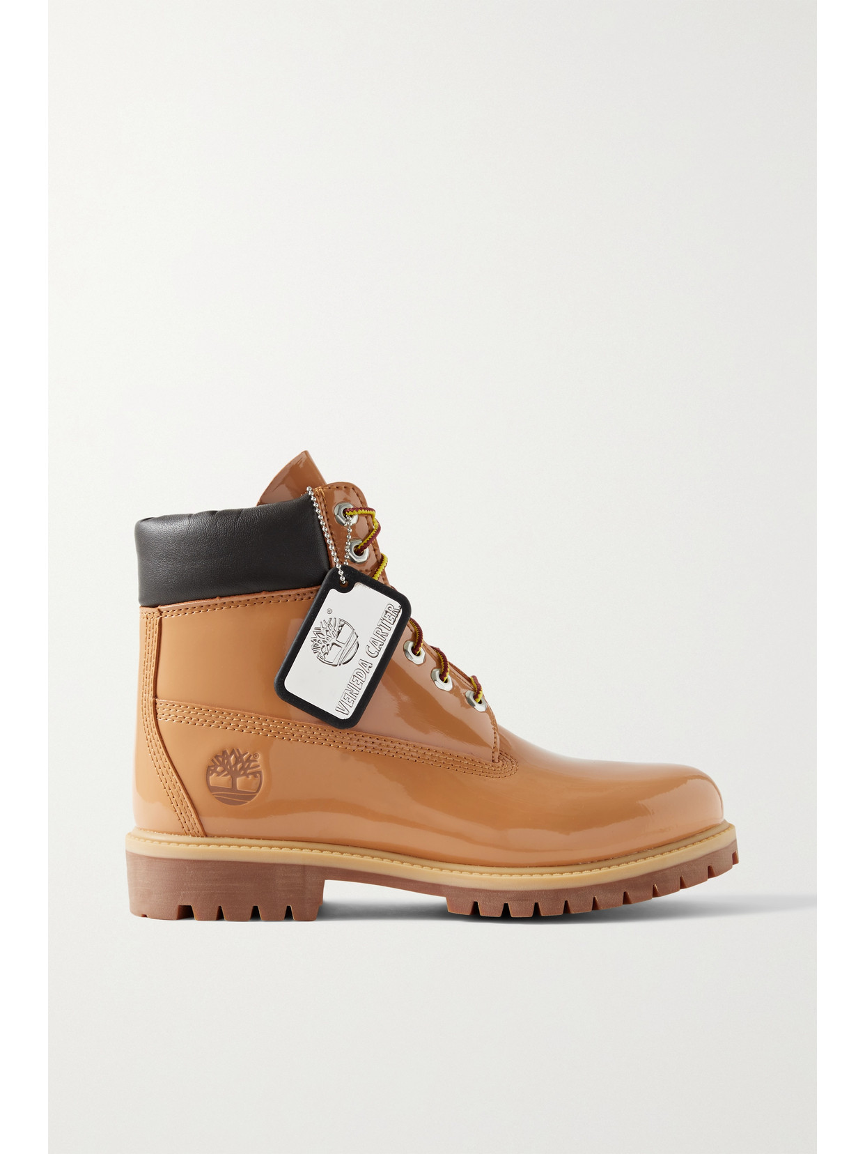 Timberland - + Veneda Carter Patent-leather Ankle Boots - Brown