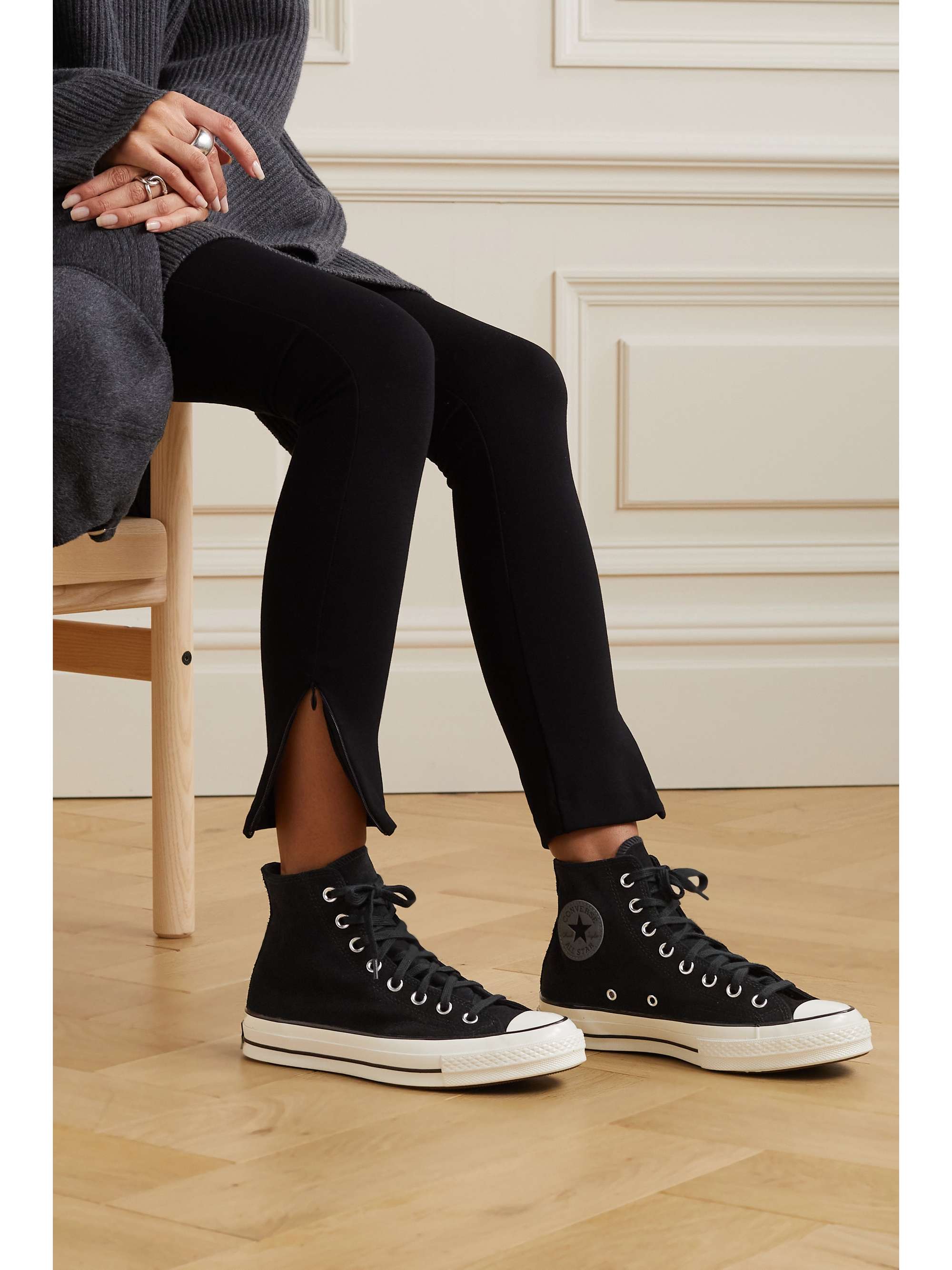 mermelada apretado Canciones infantiles CONVERSE Chuck 70 suede high-top sneakers | NET-A-PORTER