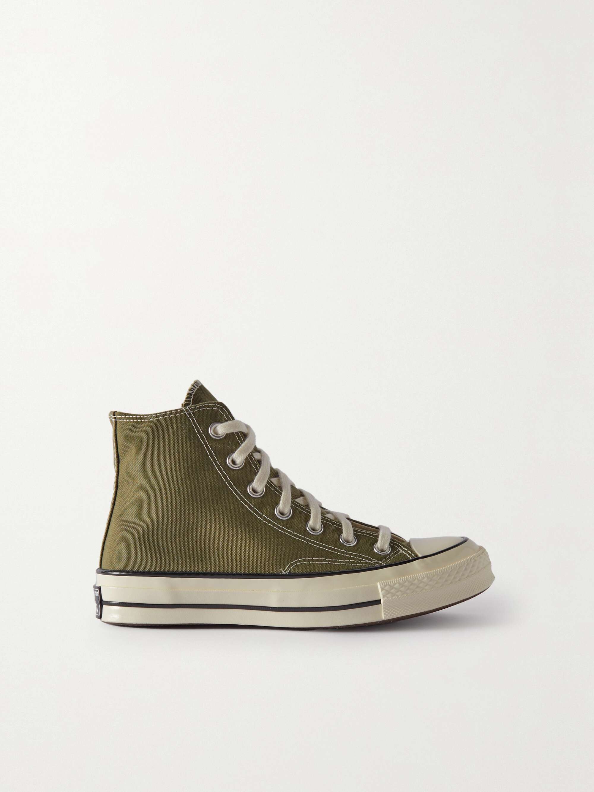 CONVERSE canvas high-top sneakers | NET-A-PORTER