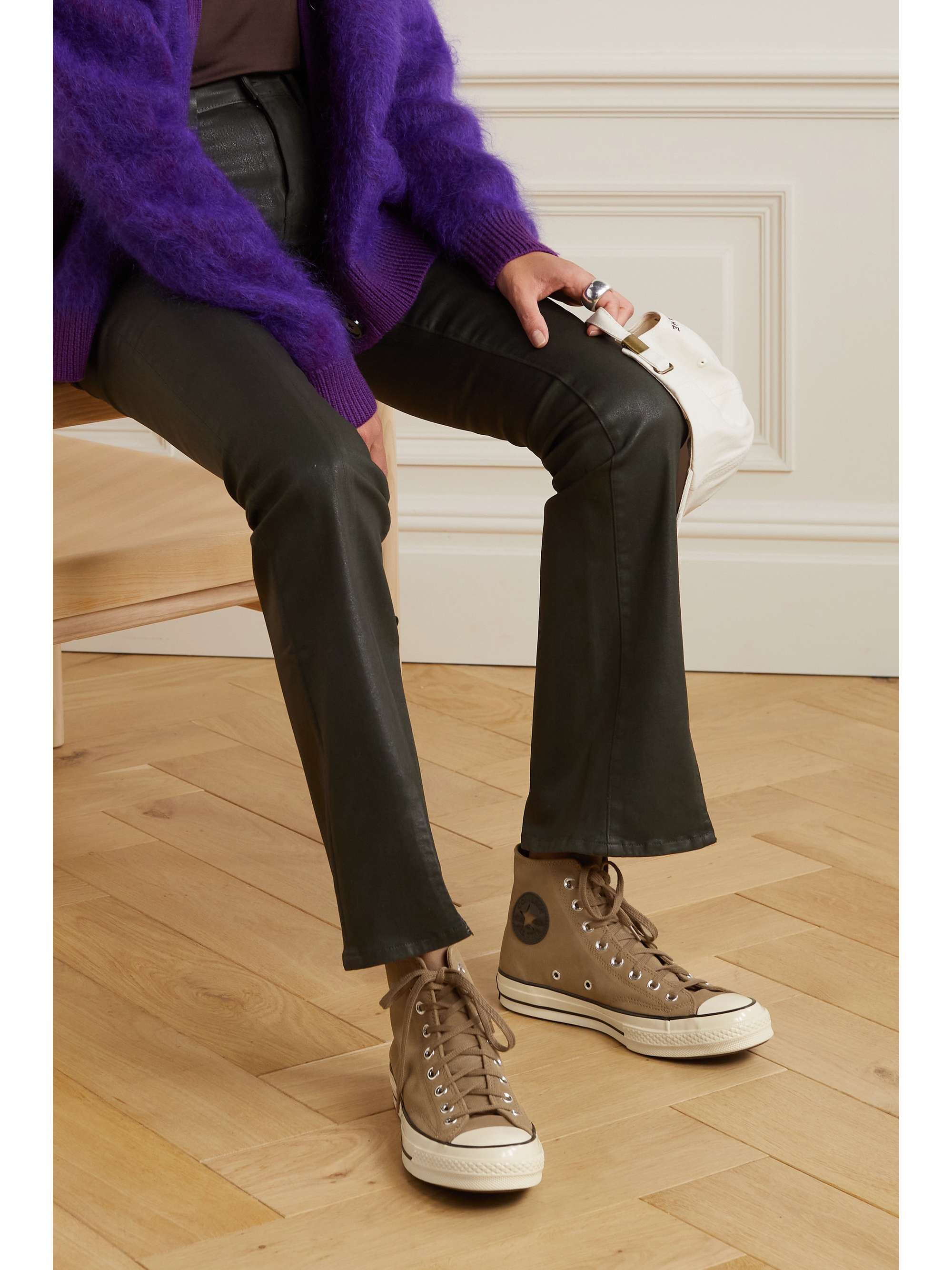CONVERSE Chuck 70 suede high-top sneakers | NET-A-PORTER