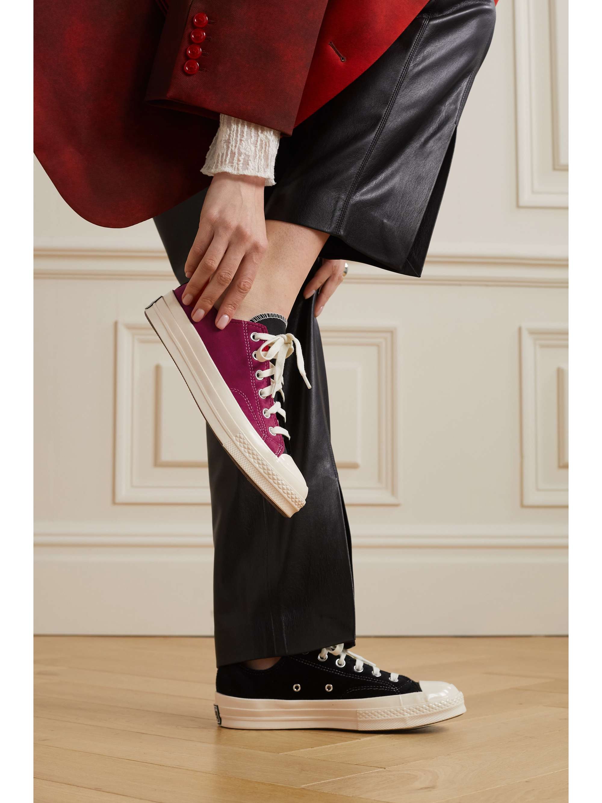 On a large scale rainfall semaphore Red + Beyond Retro Chuck 70 two-tone velvet sneakers | CONVERSE | NET-A-PORTER On a large scale rainfall semaphore Red + Beyond Retro Chuck 70 two-tone velvet sneakers | CONVERSE | NET-A-PORTER