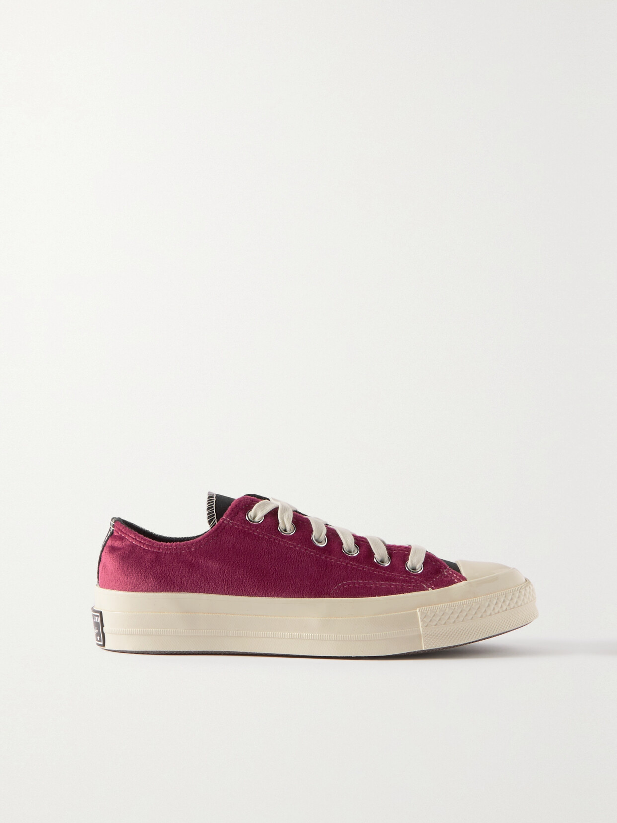 CONVERSE + BEYOND RETRO CHUCK 70 TWO-TONE VELVET SNEAKERS