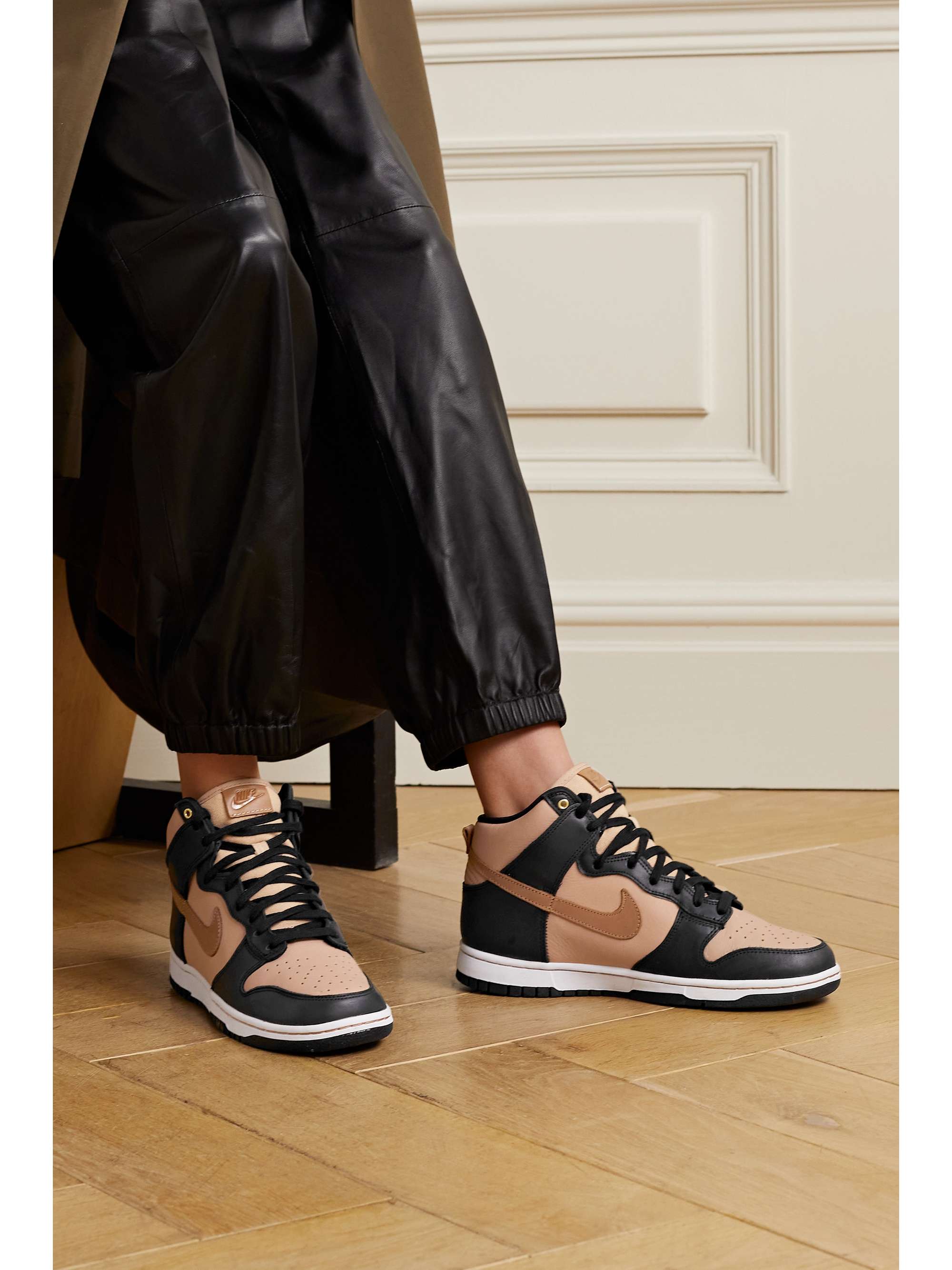 NIKE Dunk High LXX leather high-top sneakers | NET-A-PORTER