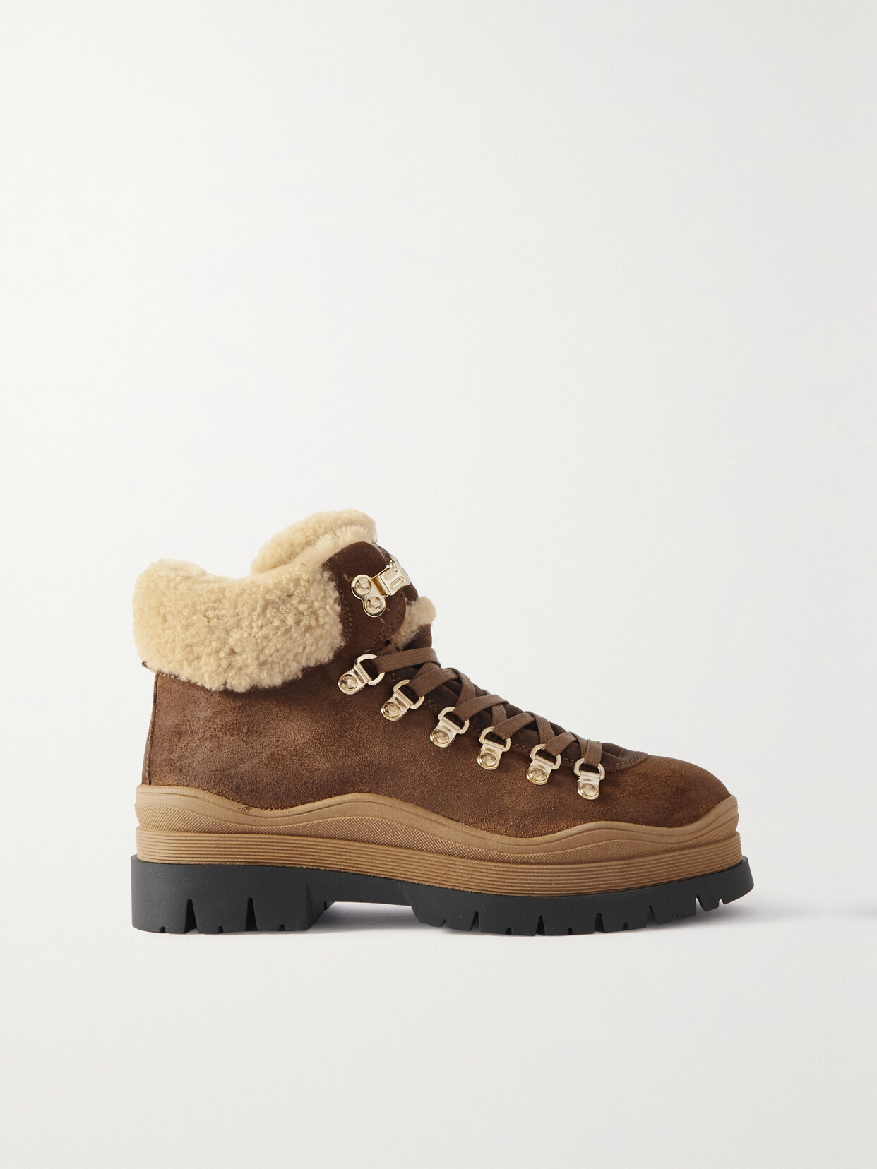 NET-A-PORTER Limited for Bogner - Arosa Shearling-lined Suede Ankle ...