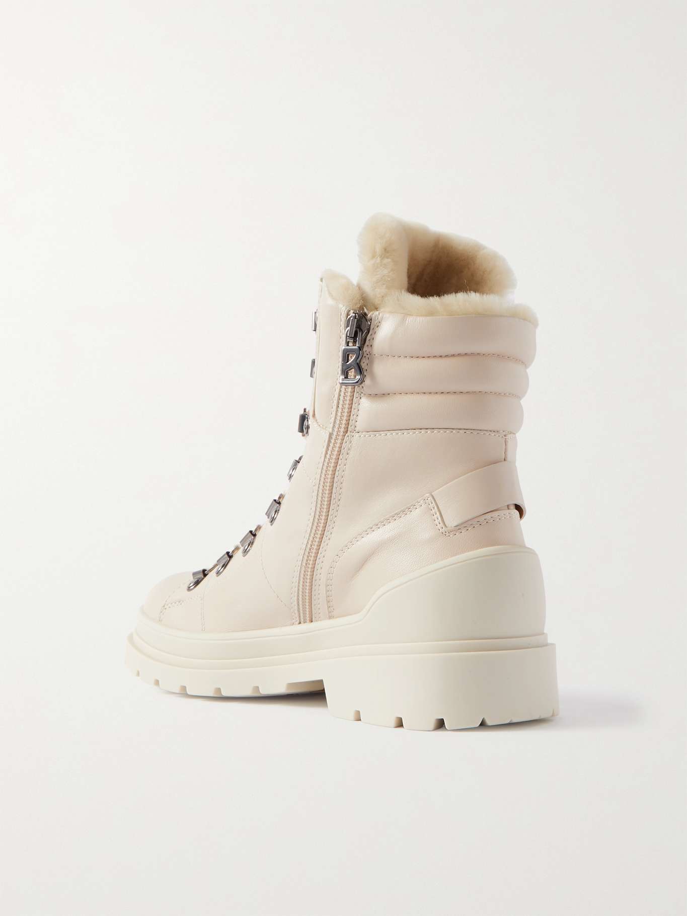 TOD S Gommini glossed leather lace up ankle boots NET A PORTER