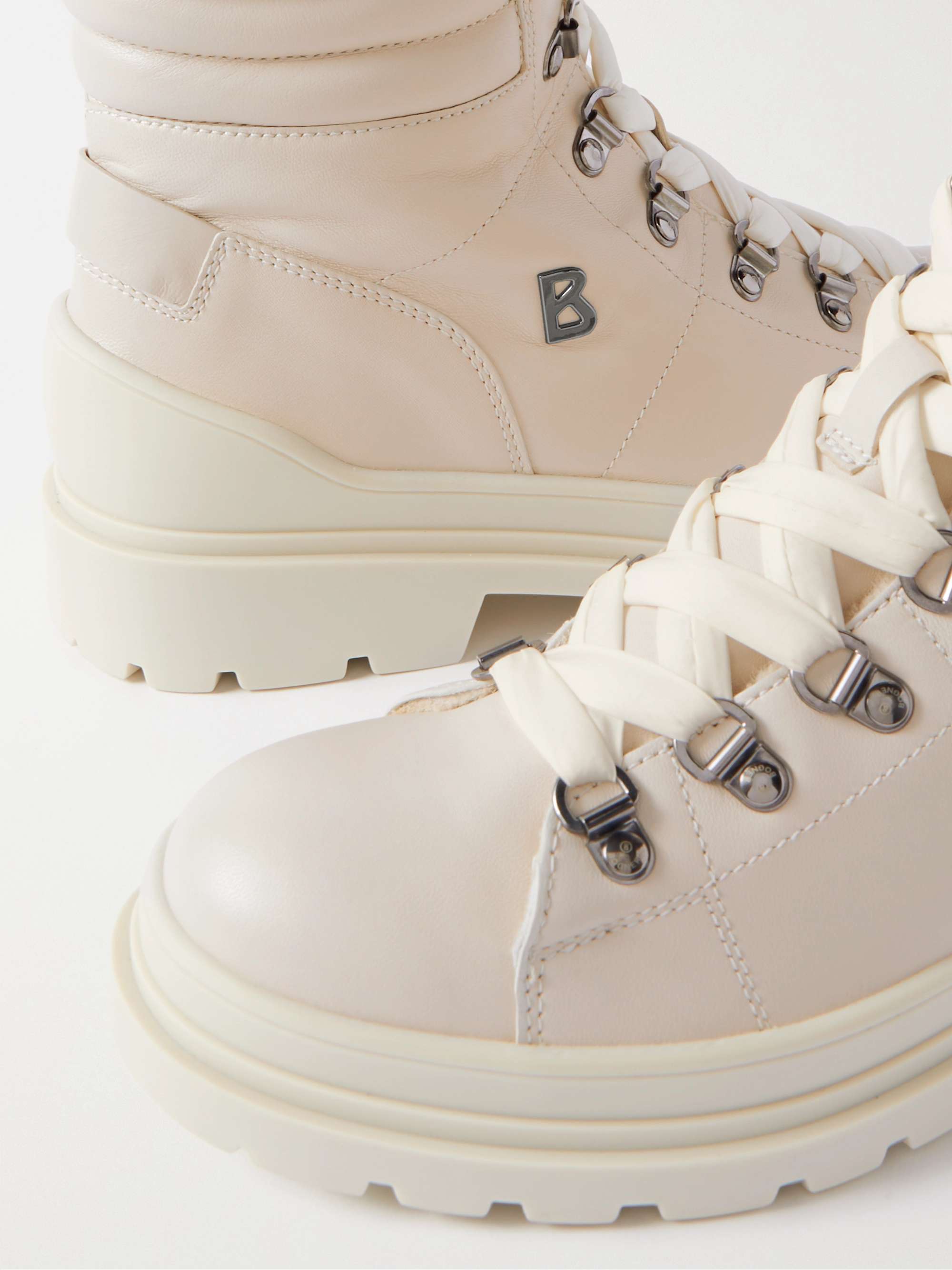 BOGNER St. Moritz 9 shearling-lined leather ankle boots