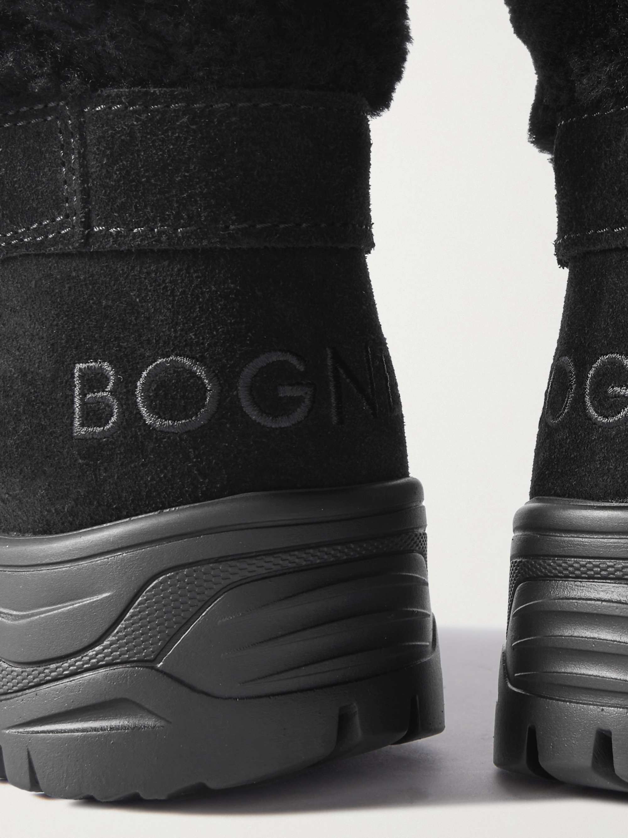 BOGNER Alta Badia 2 B shearling and suede snow boots