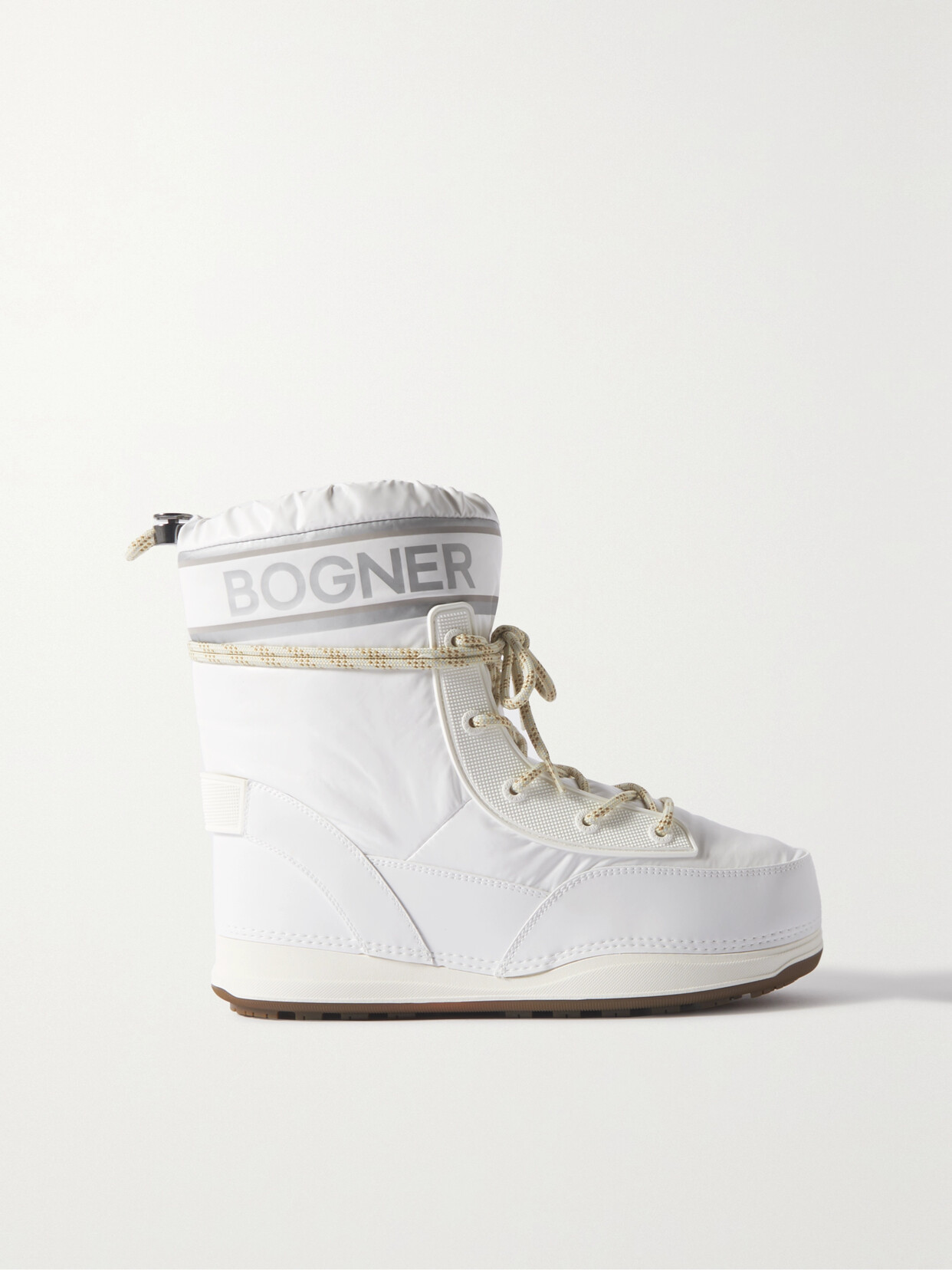 Bogner - La Plagne Logo-print Rubber-trimmed Shell Snow Boots - White