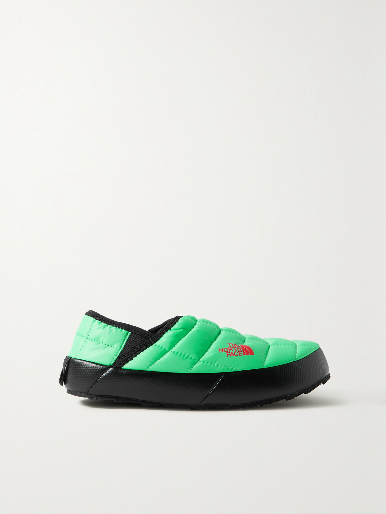 The North Face Thermoball V Traction Padded Recycled-shell Shoes In Green