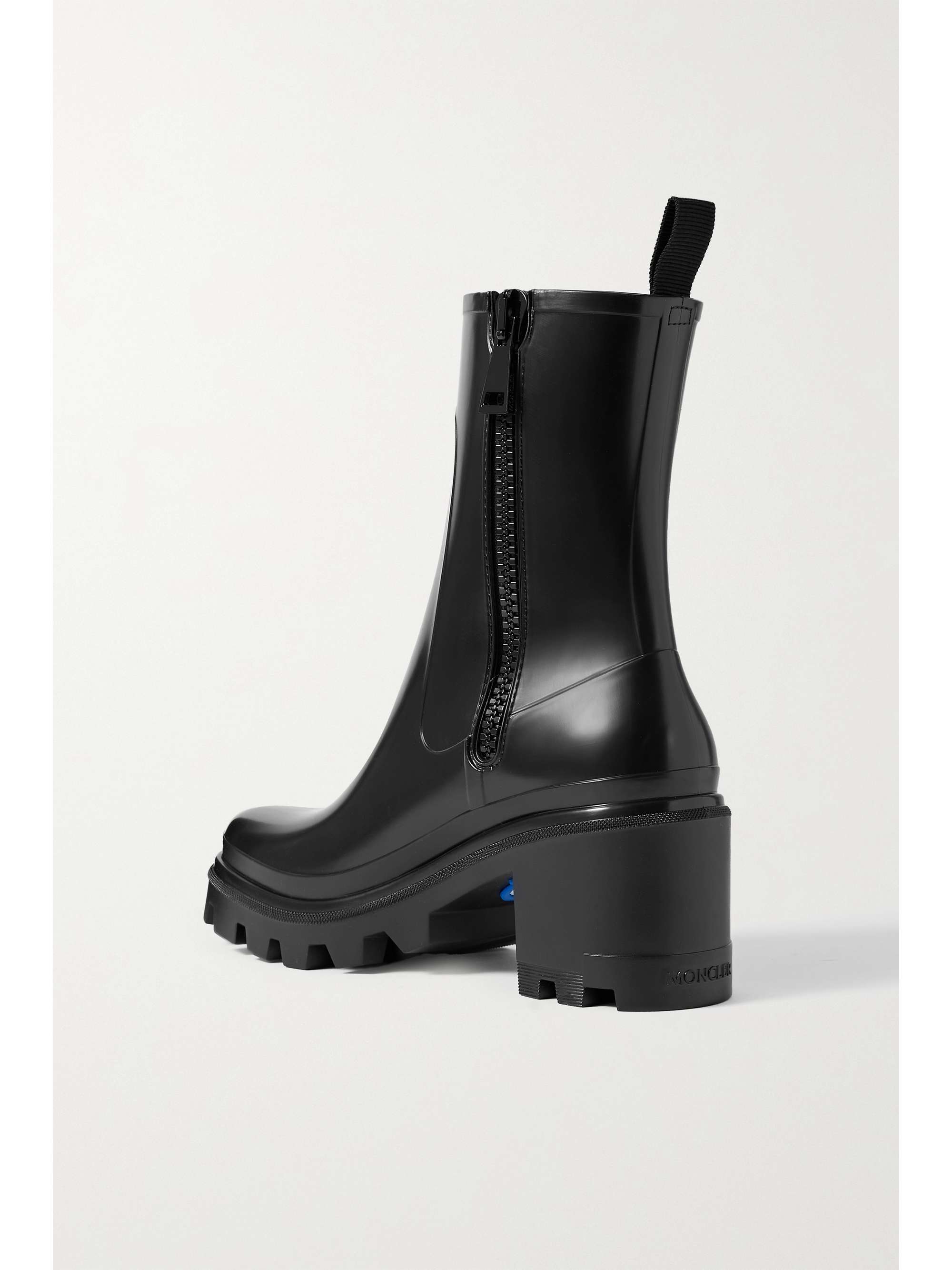 MONCLER Loftgrip embossed rubber rain boots