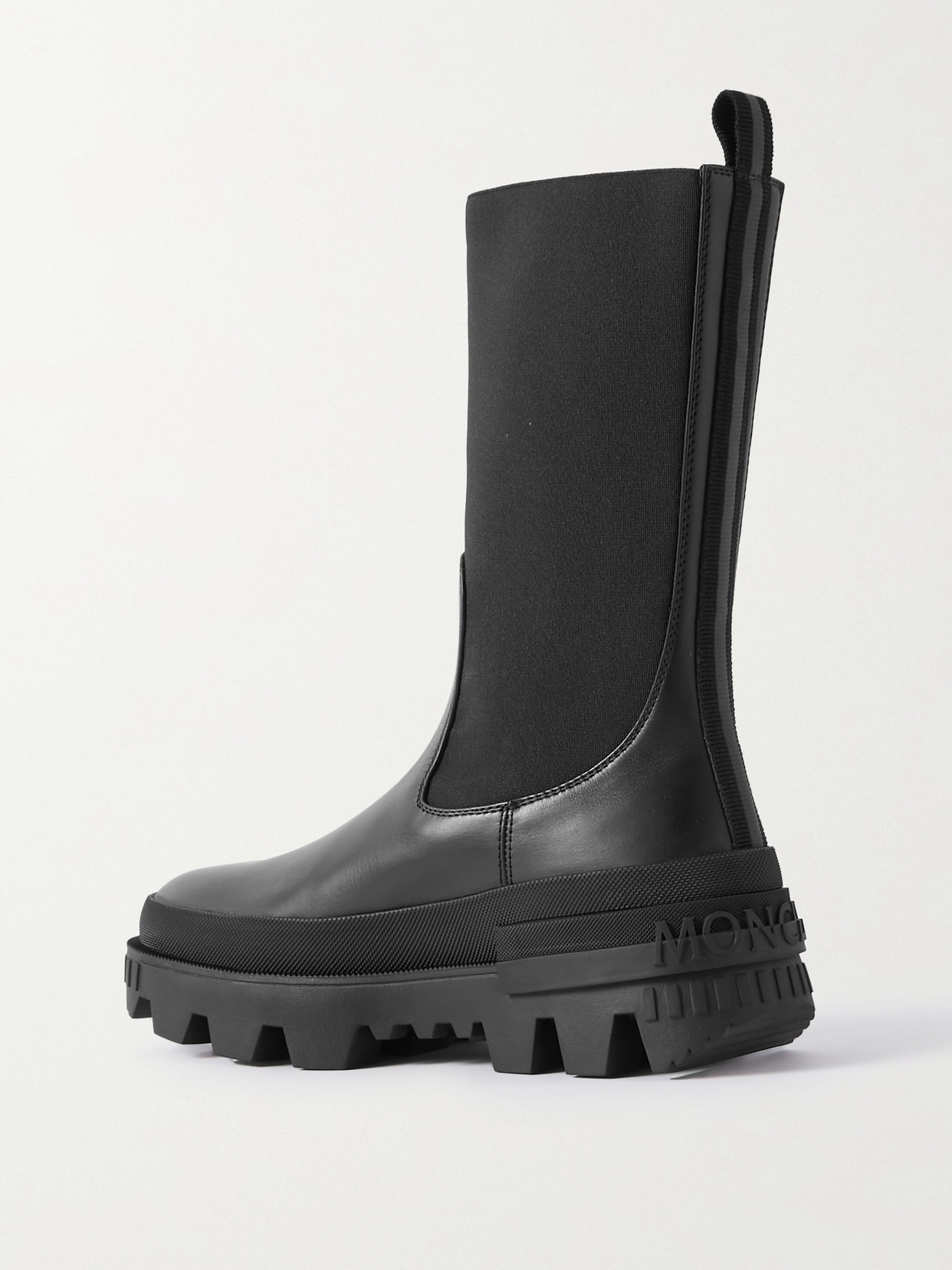 Moncler Neue Chelsea High Ankle Boots In Black