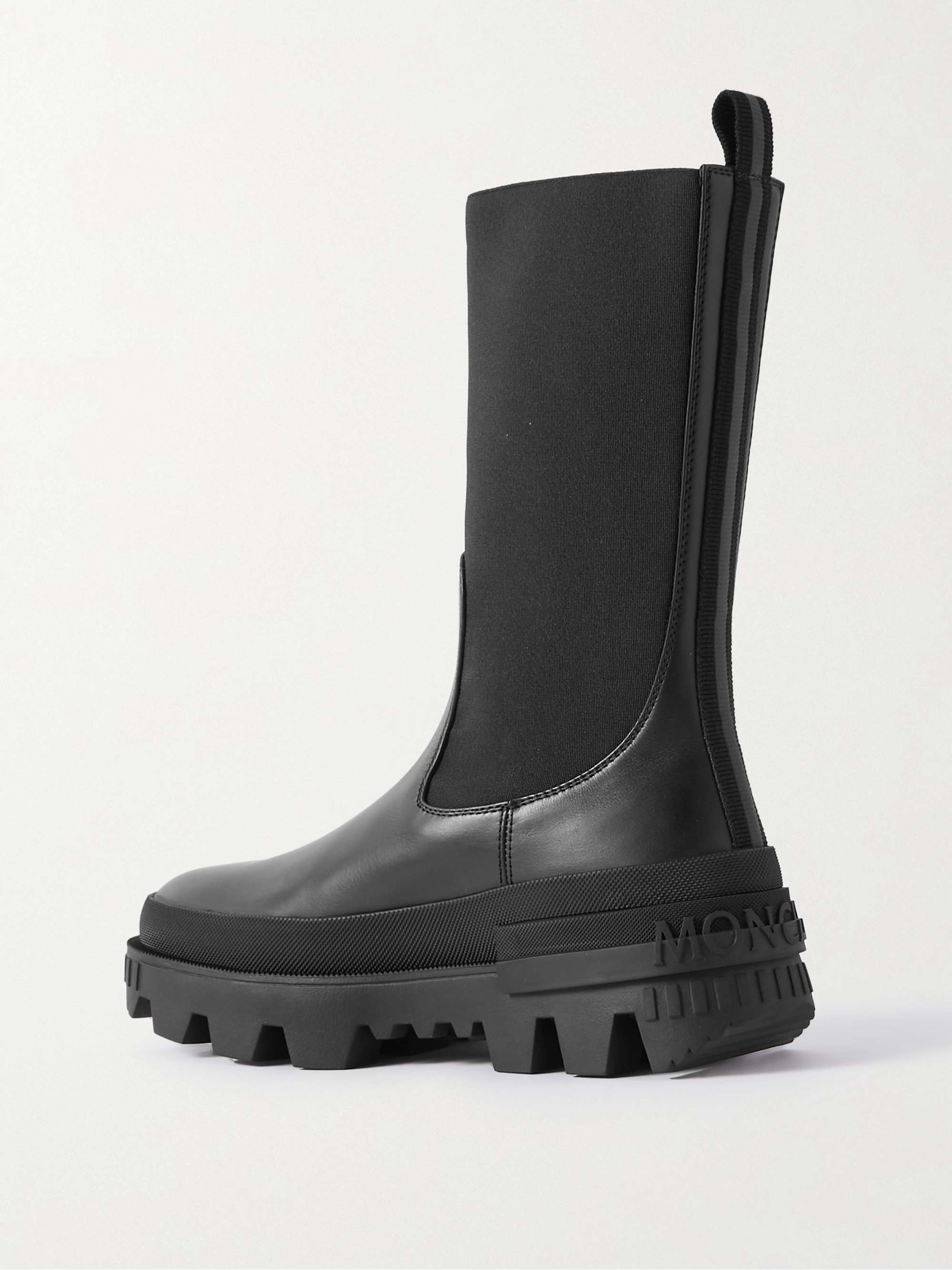 MONCLER Neue leather Chelsea boots