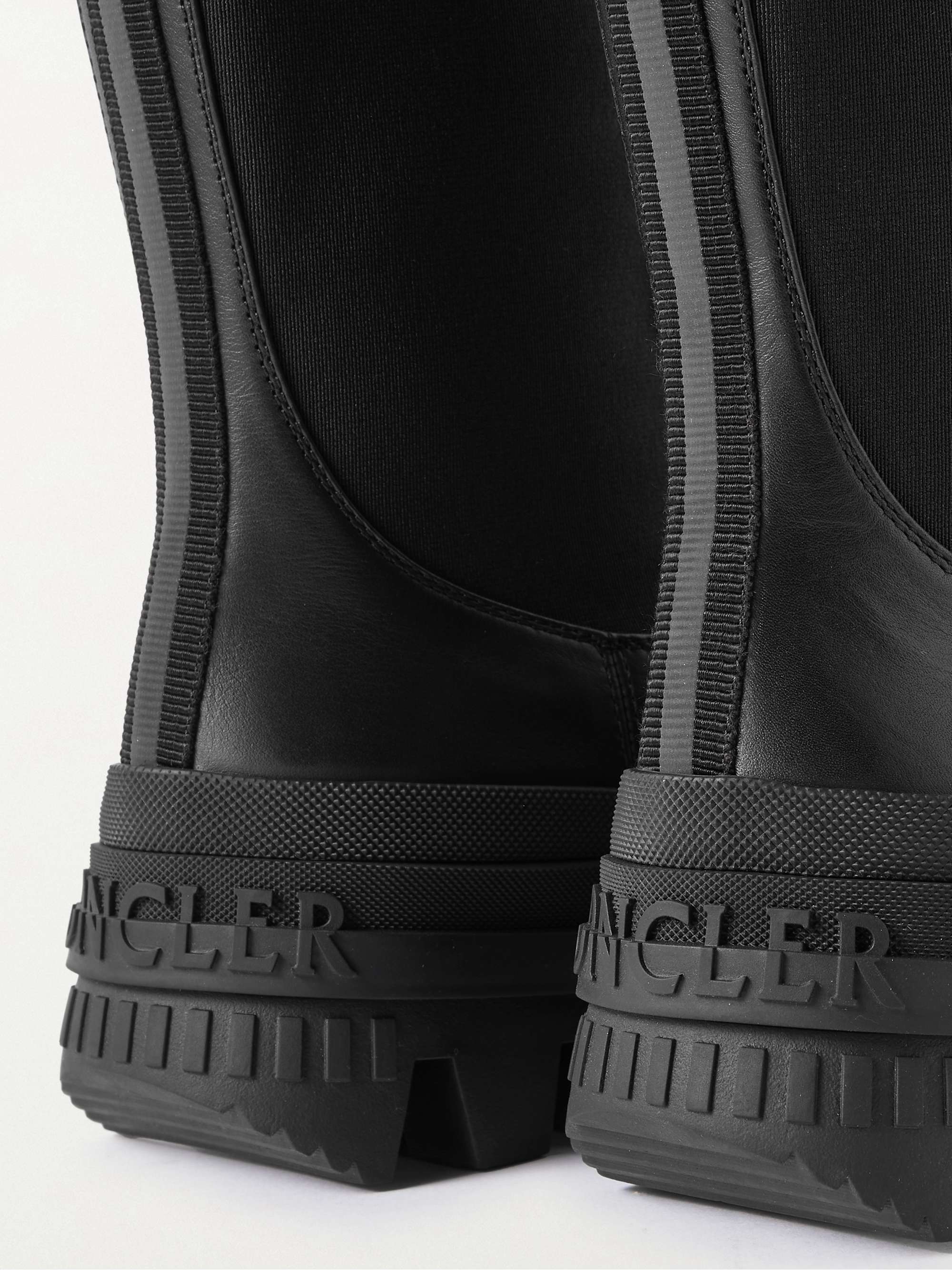 MONCLER Neue leather Chelsea boots