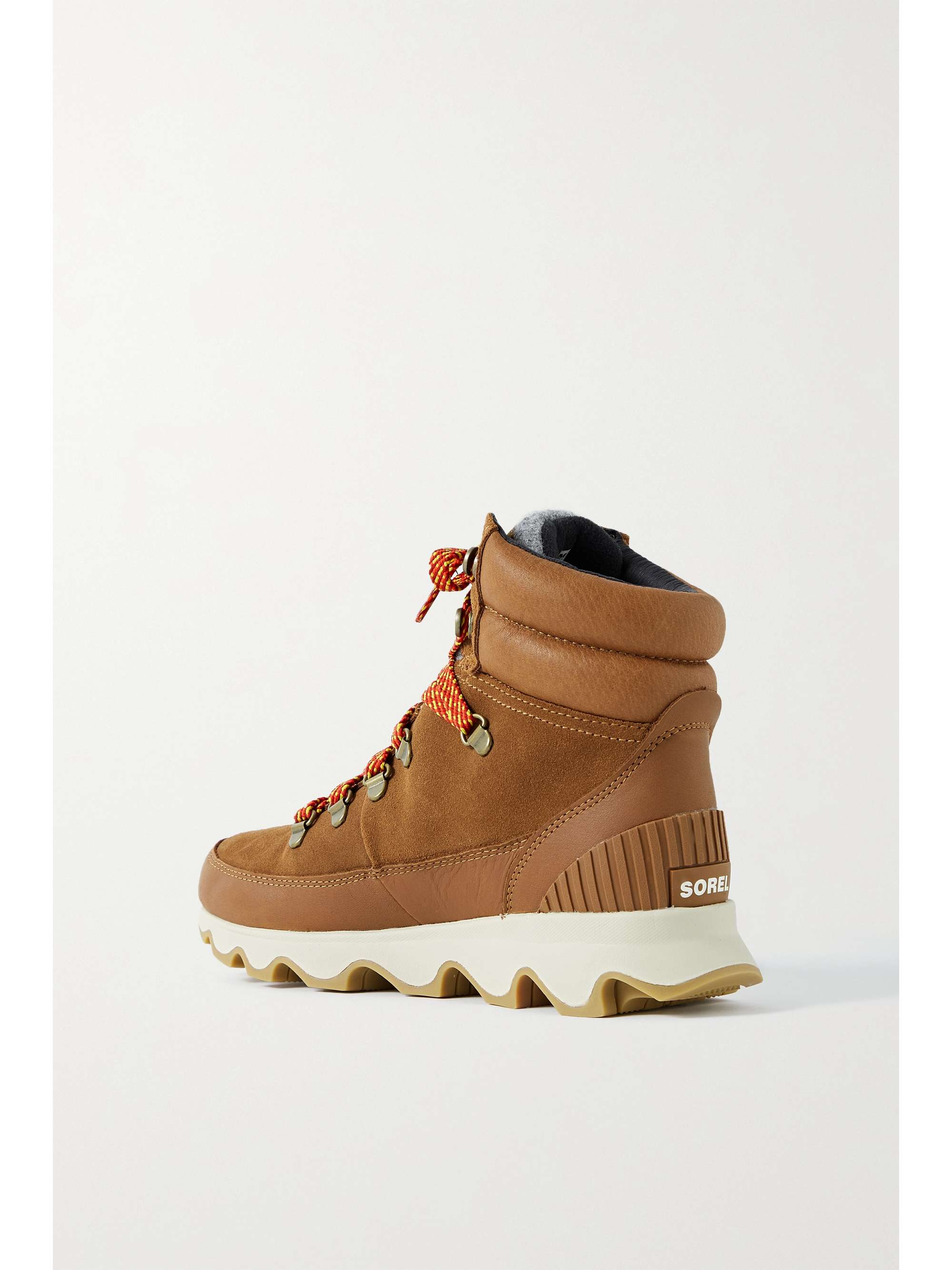 kinetic conquest leather & suede hiking boots