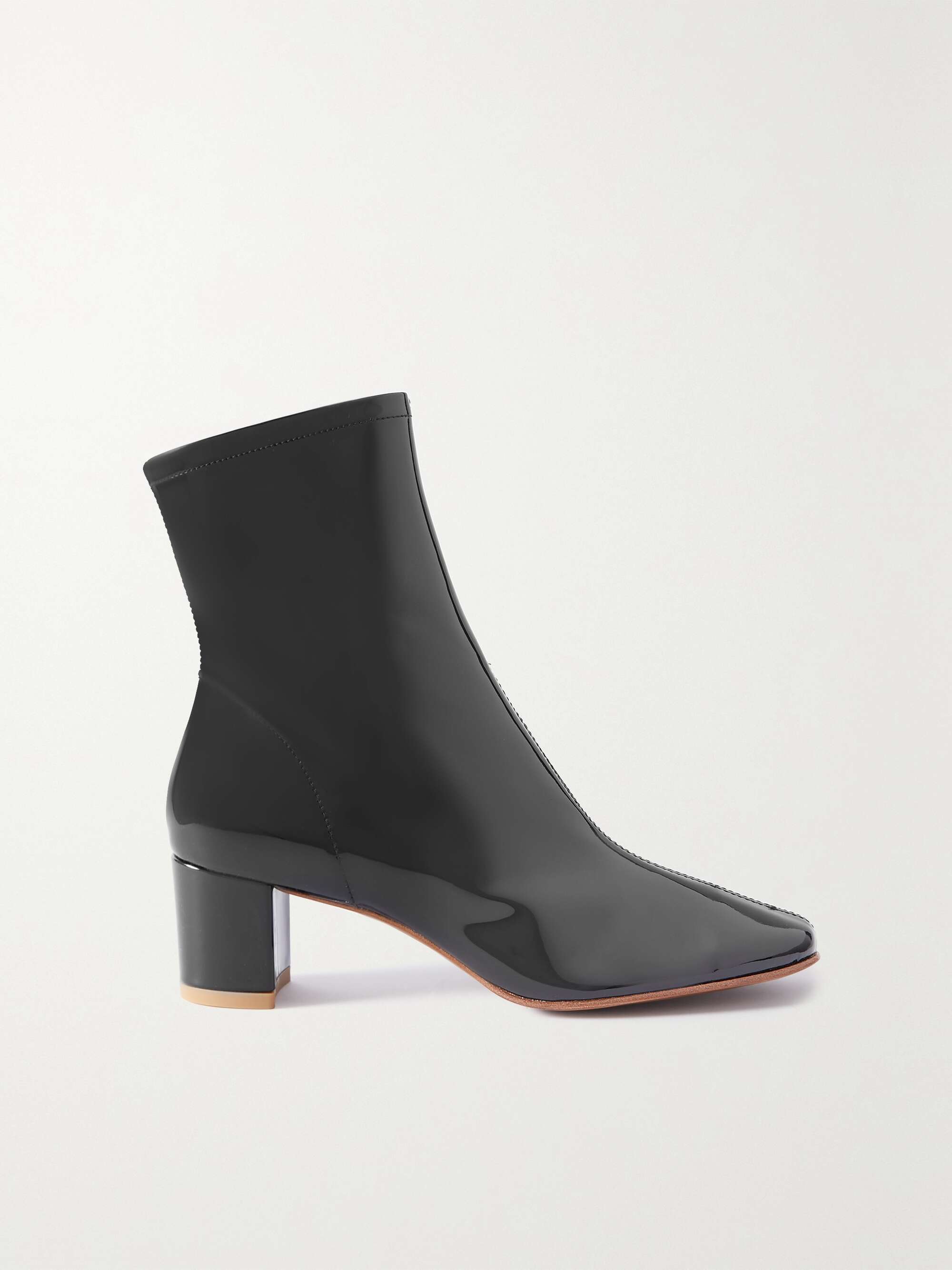 Sofia 60 patent-leather ankle boots