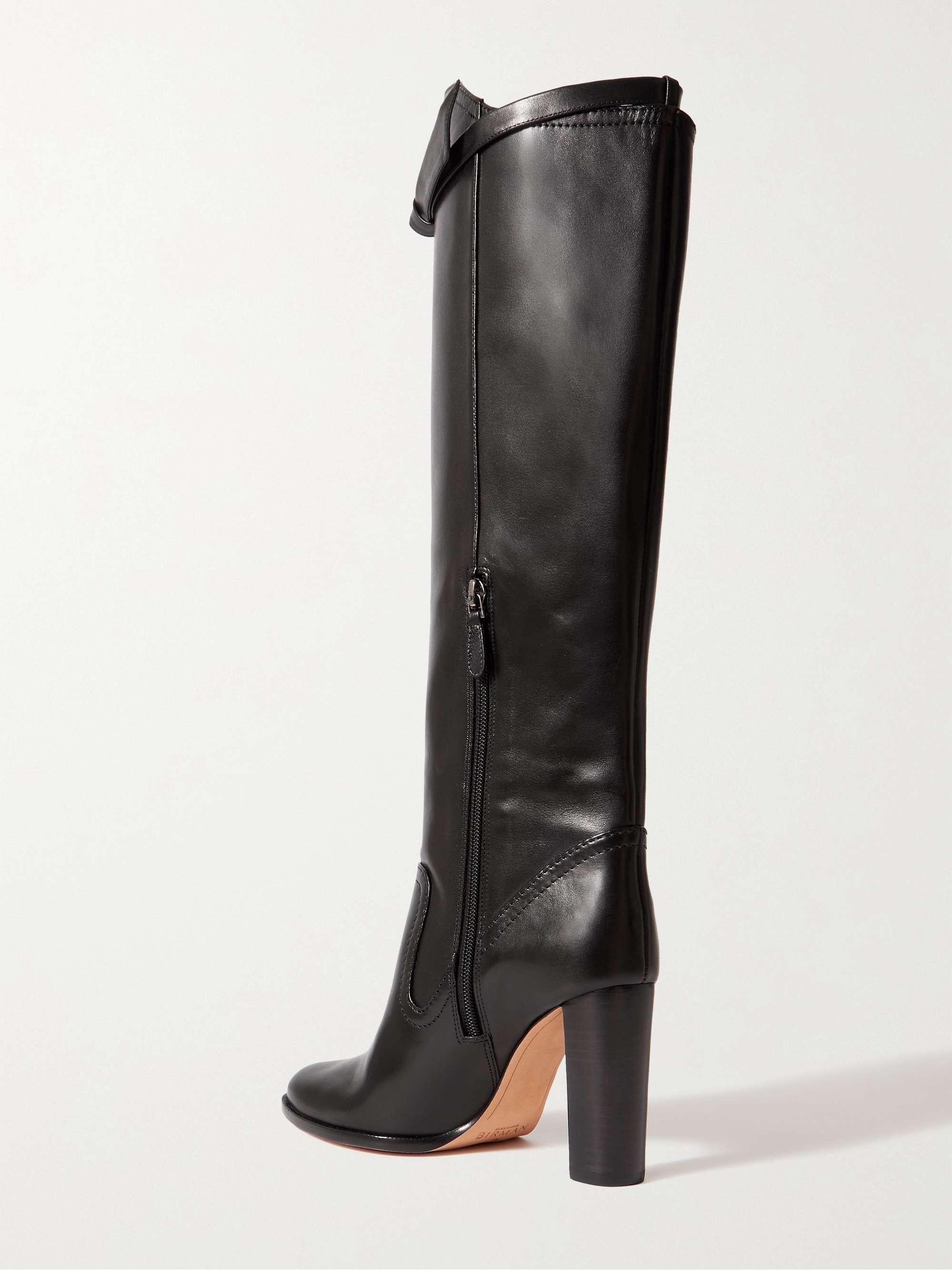 ALEXANDRE BIRMAN Clarita Saddlery 皮革及膝长靴