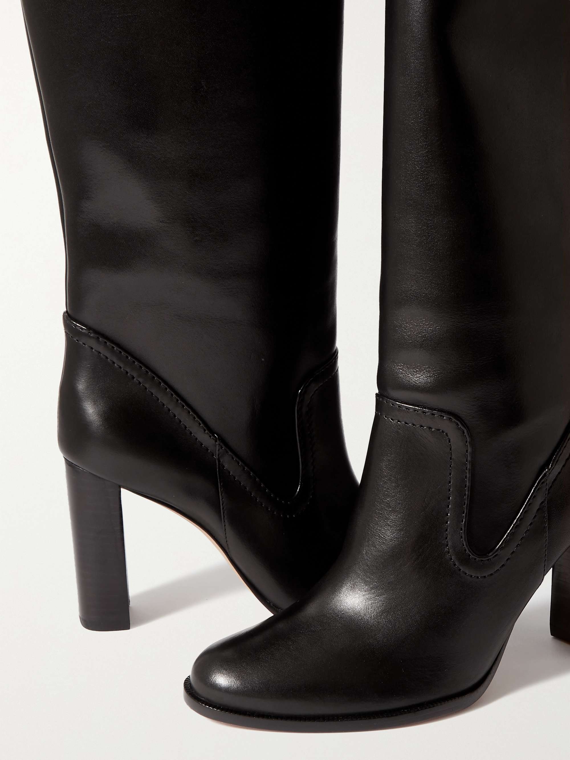 ALEXANDRE BIRMAN Clarita Saddlery 皮革及膝长靴