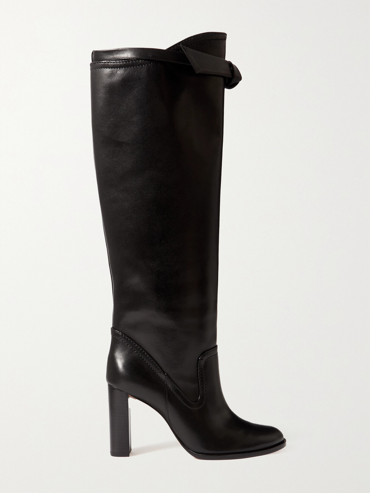 Alexandre Birman Clarita Saddlery Leather Knee Boots - Black