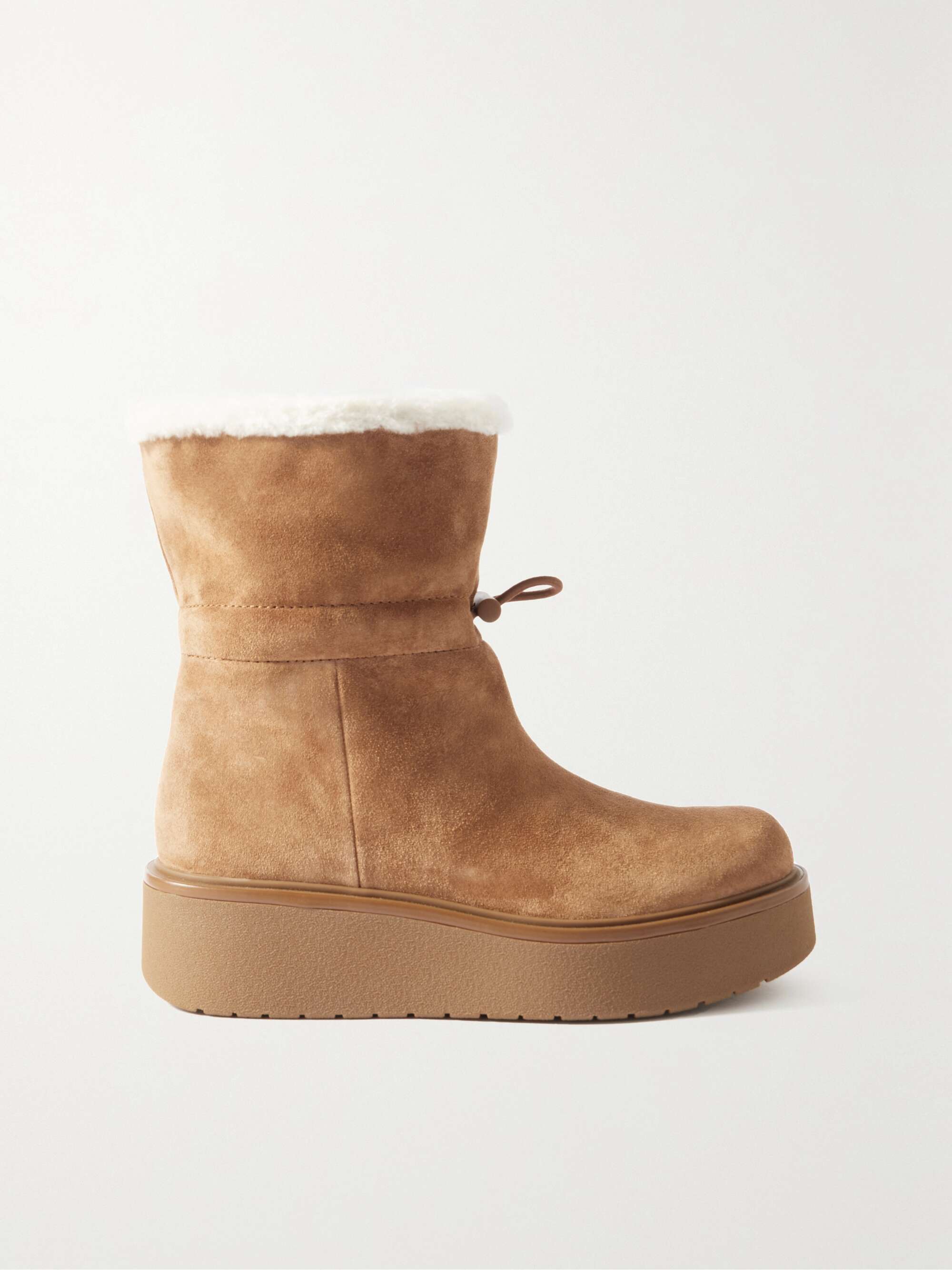 Tan Bellingham shearling-lined suede 