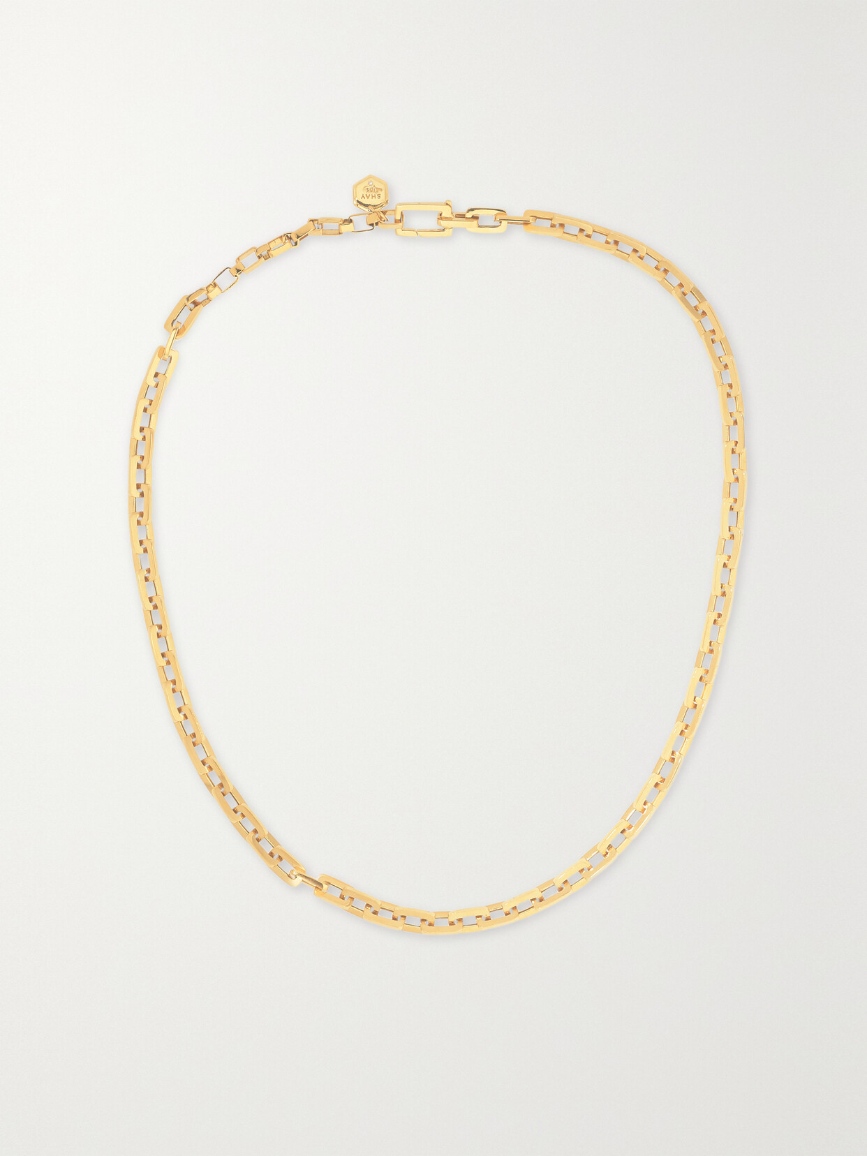 SHAY - Mini Deco Link 18-karat Gold Necklace - one size 22 Awaiting product image