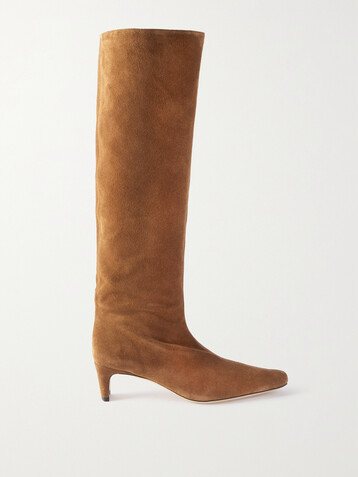 Staud Wally suede knee boots