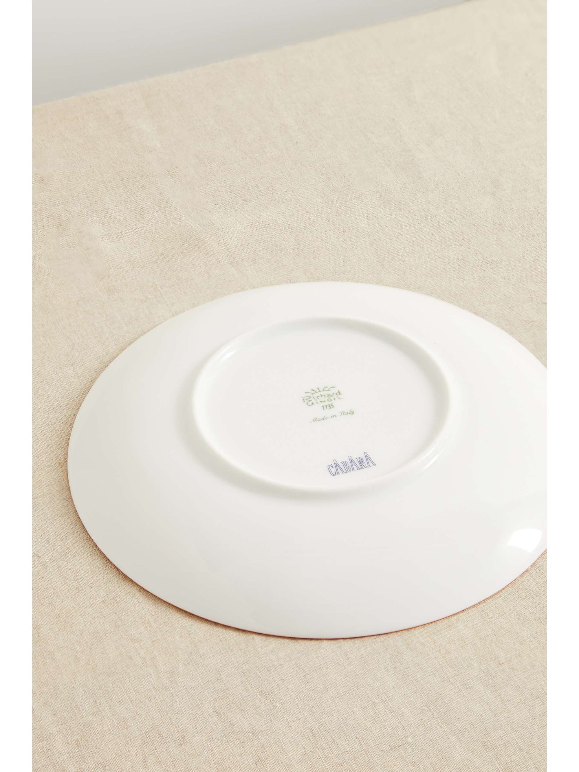 CABANA + GINORI 1735 Olga porcelain dessert plate