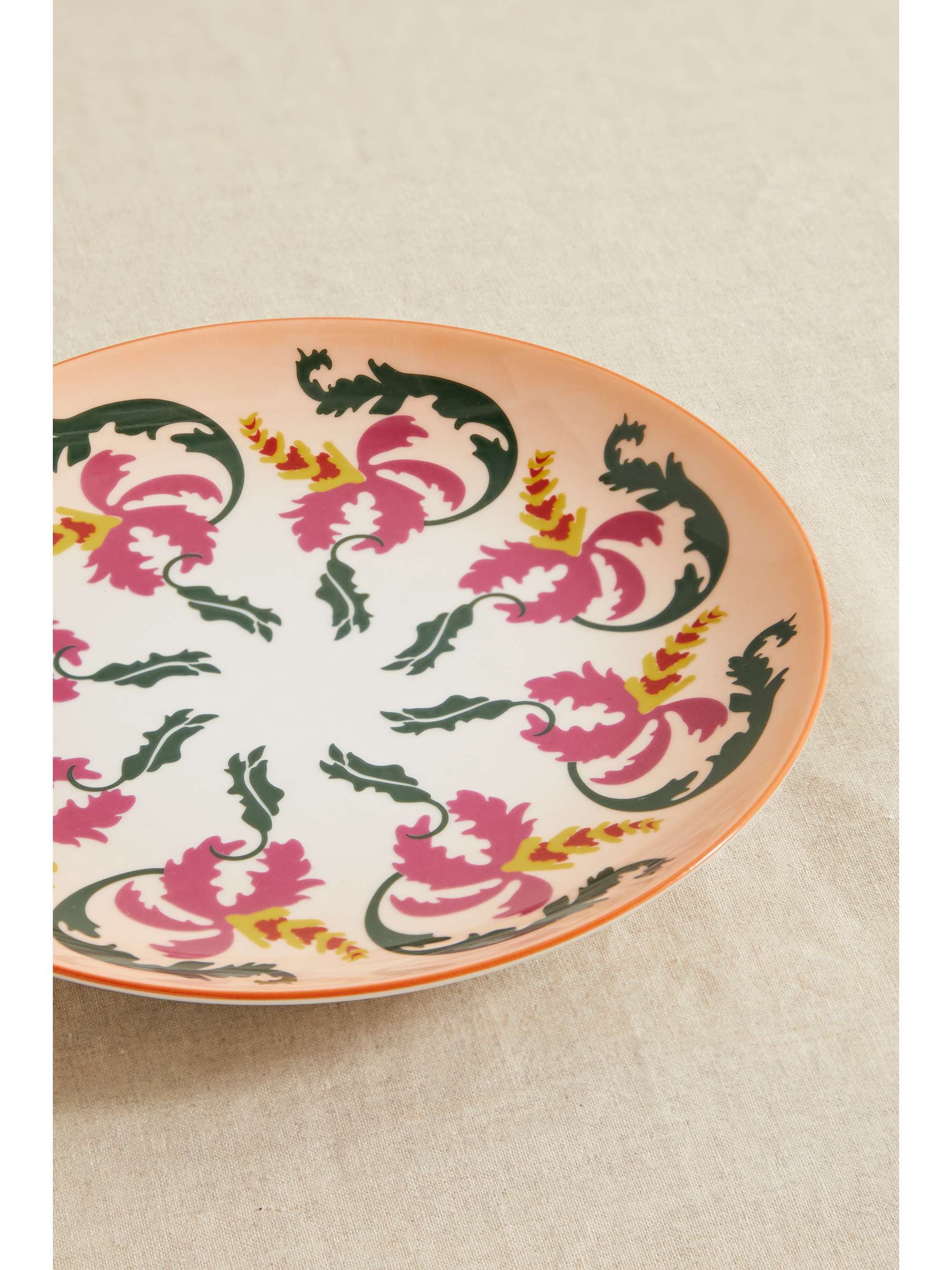 CABANA + GINORI 1735 Olga porcelain dessert plate