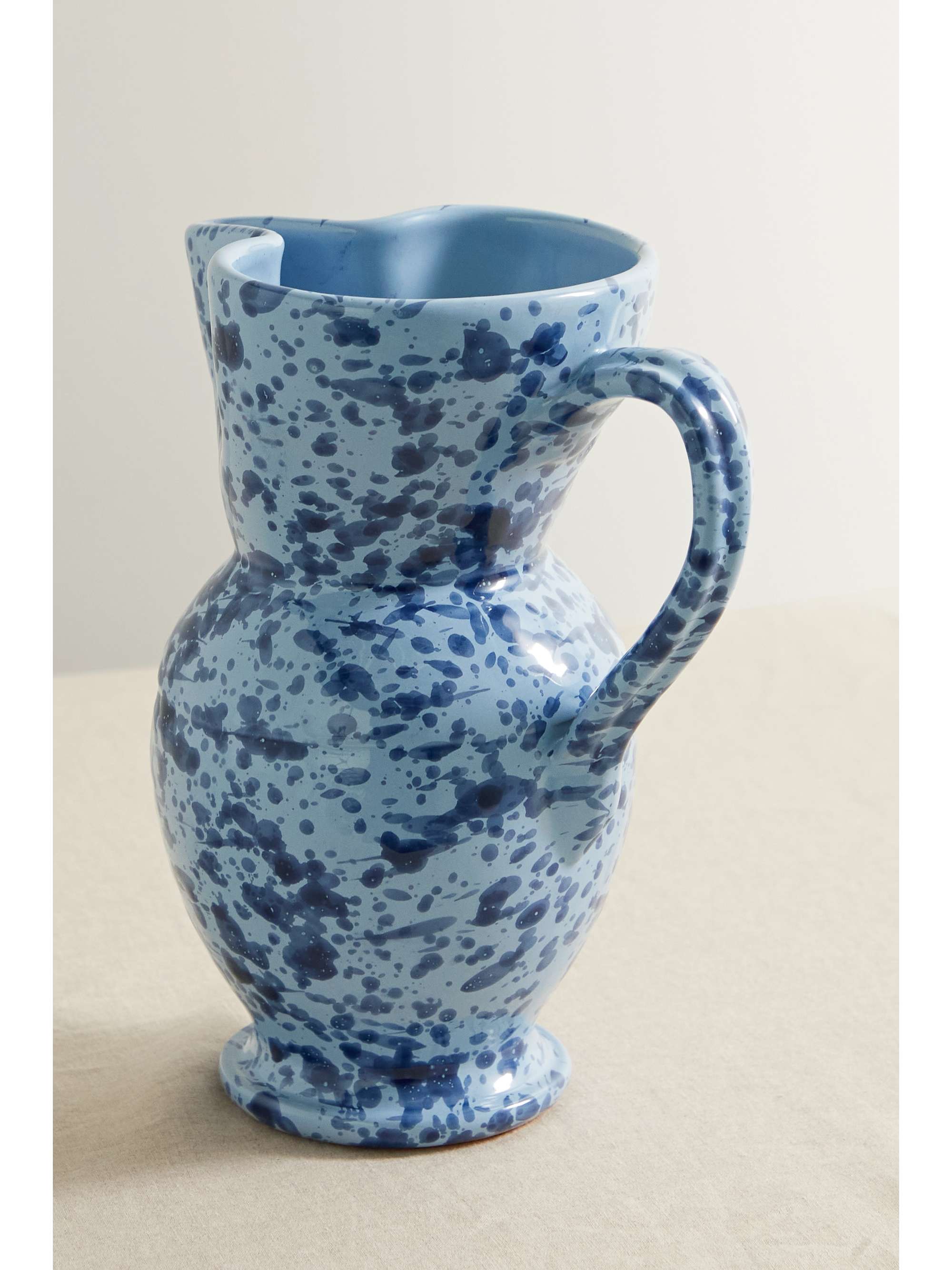 CABANA Speckled ceramic pitcher