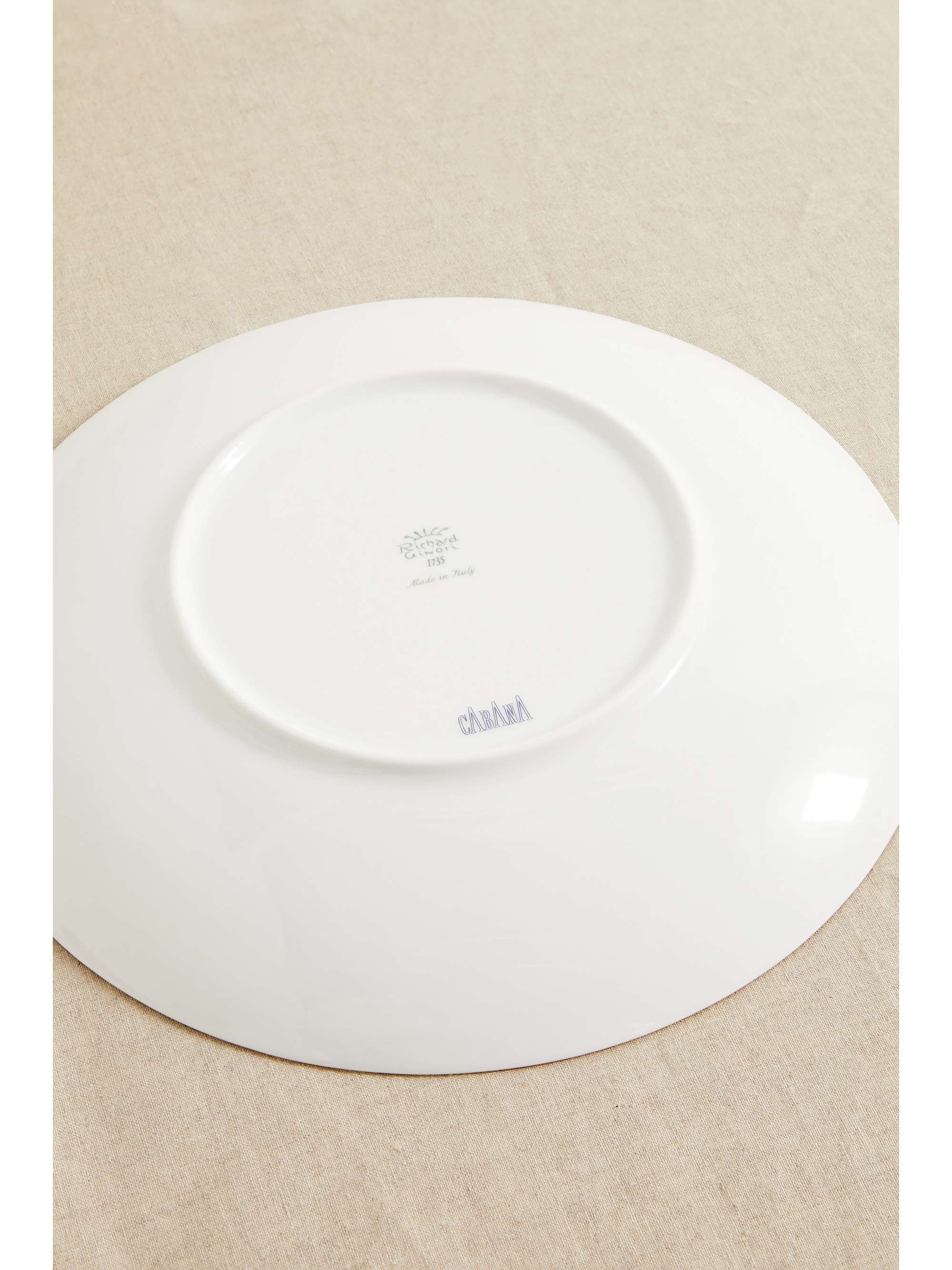 CABANA + GINORI 1735 Olga 27cm glazed ceramic dinner plate
