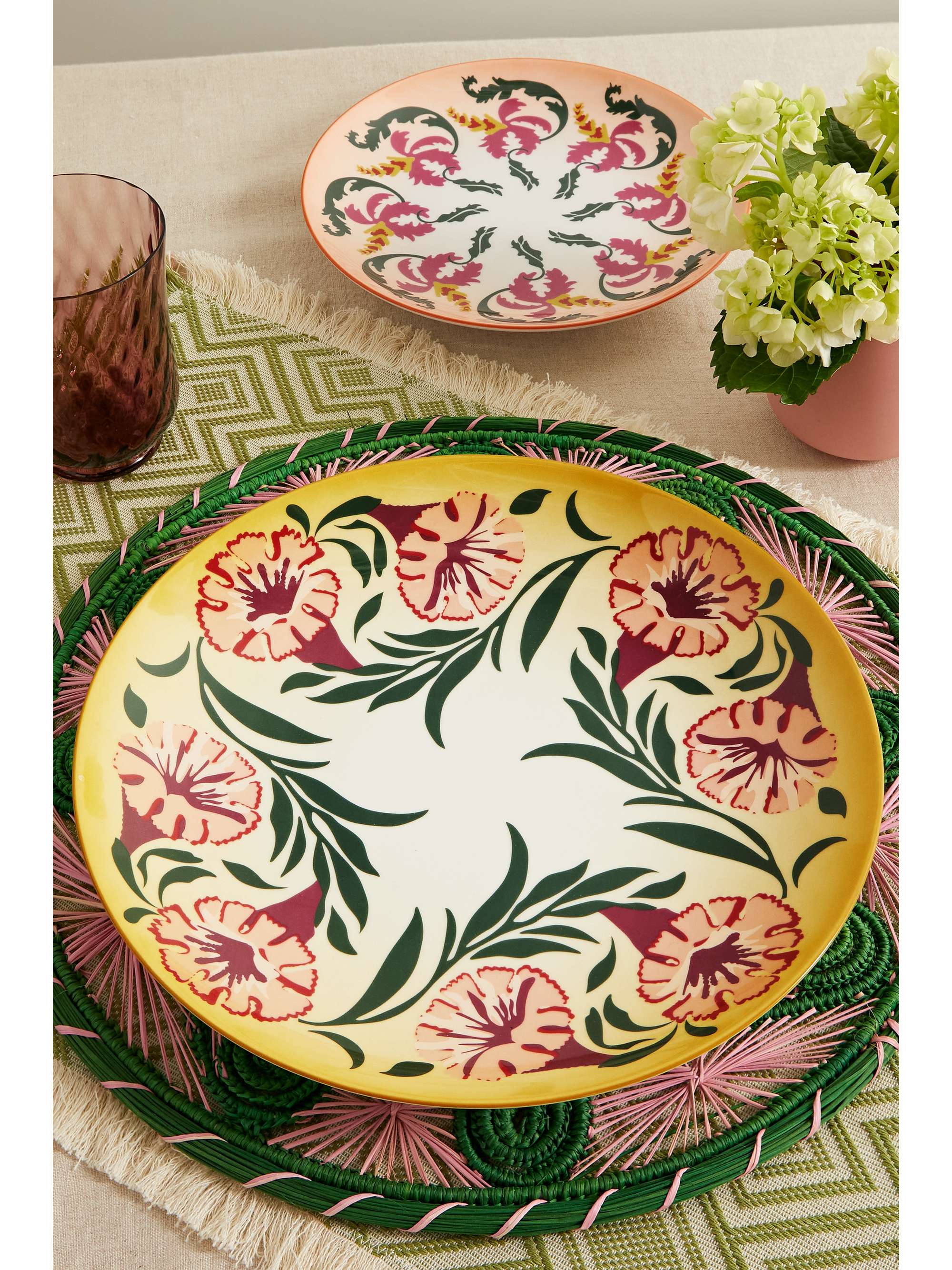 CABANA + GINORI 1735 Olga 27cm glazed ceramic dinner plate