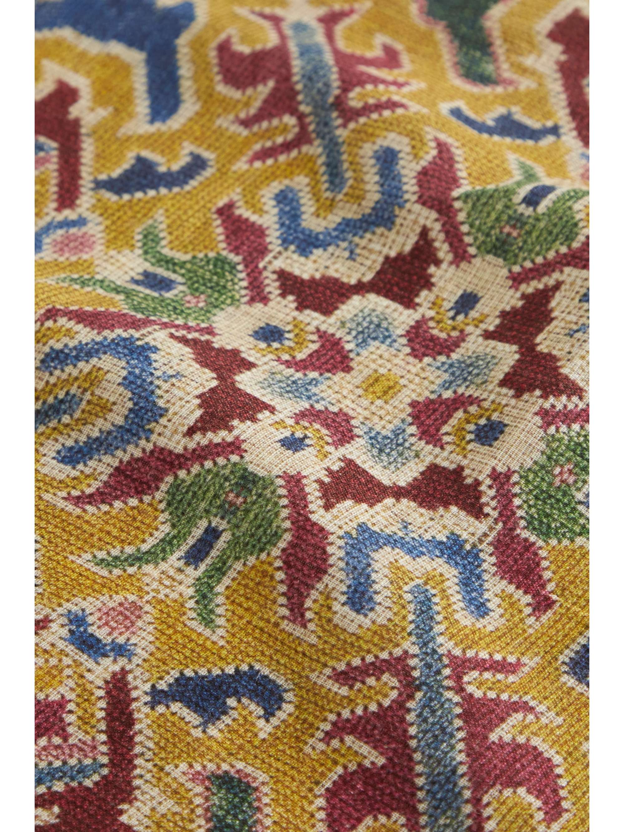 CABANA Fiamma set of four printed linen napkins