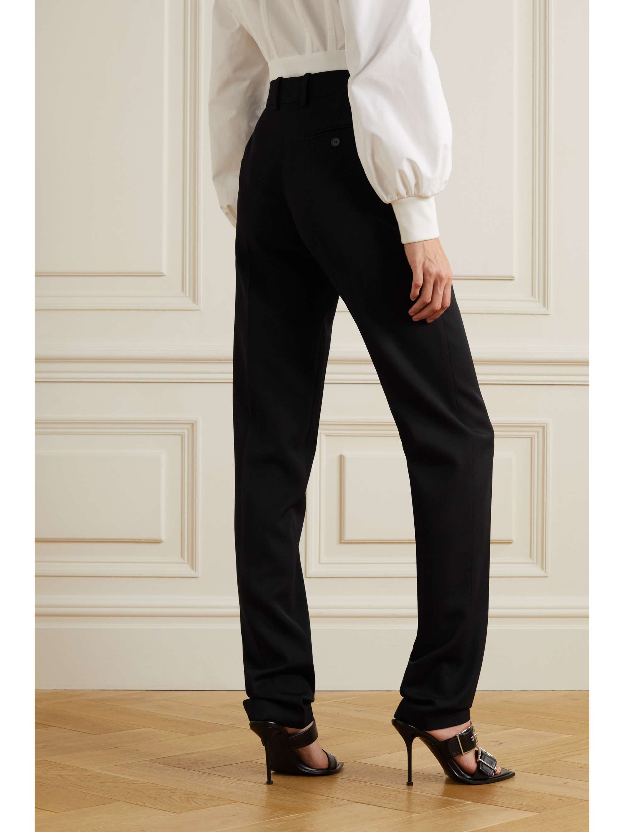 ALEXANDER MCQUEEN Hose mit geradem Bein aus Wolle