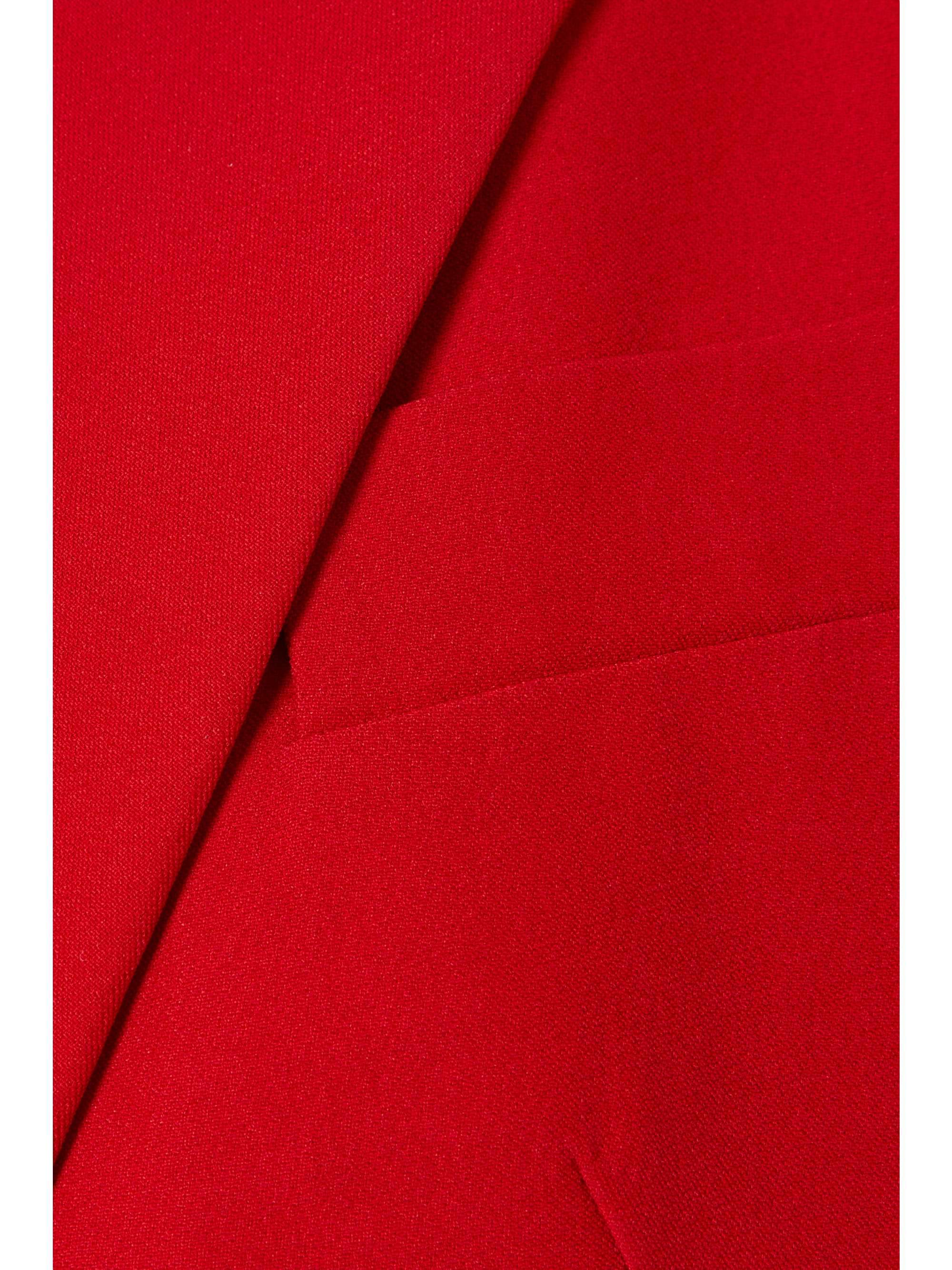 ALEXANDER MCQUEEN Asymmetric crepe blazer