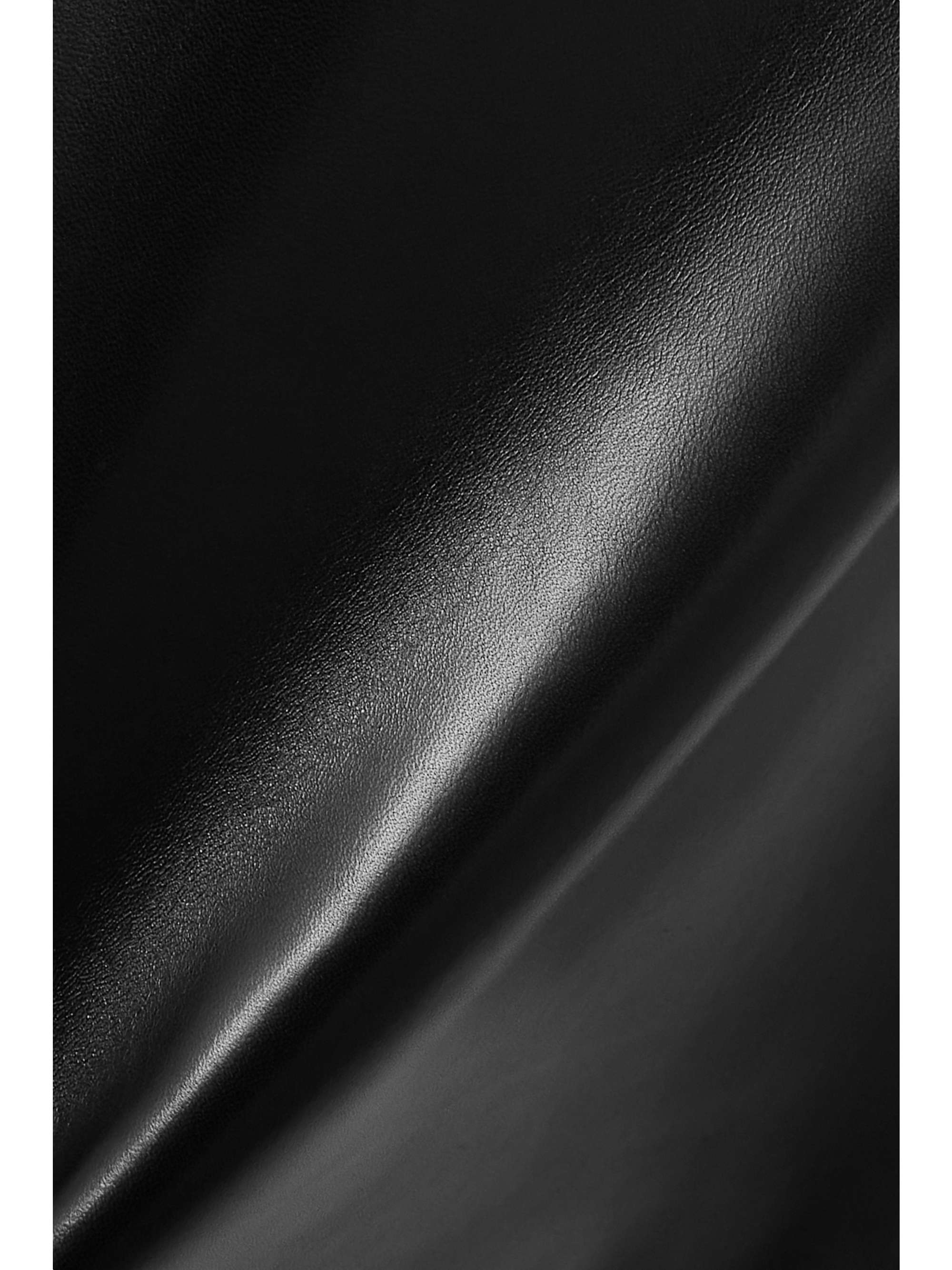 ALEXANDER MCQUEEN Leather midi skirt