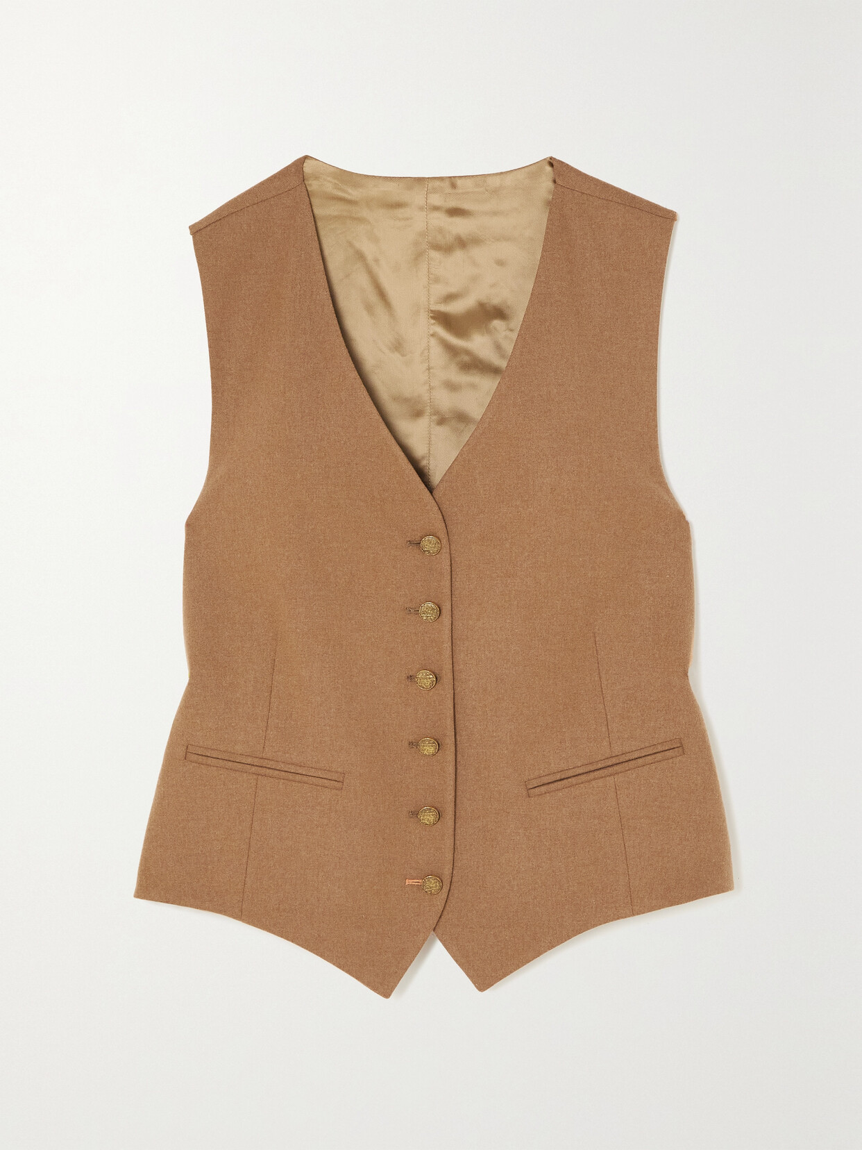 Fortela - Demi Woven Vest - Brown