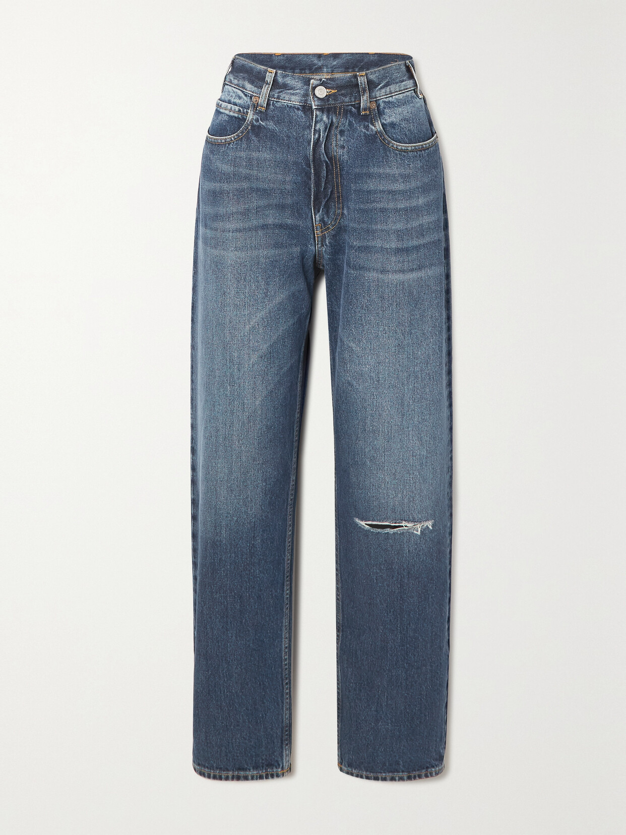 Fortela Juliette High-rise Straight-leg Jeans In Denim