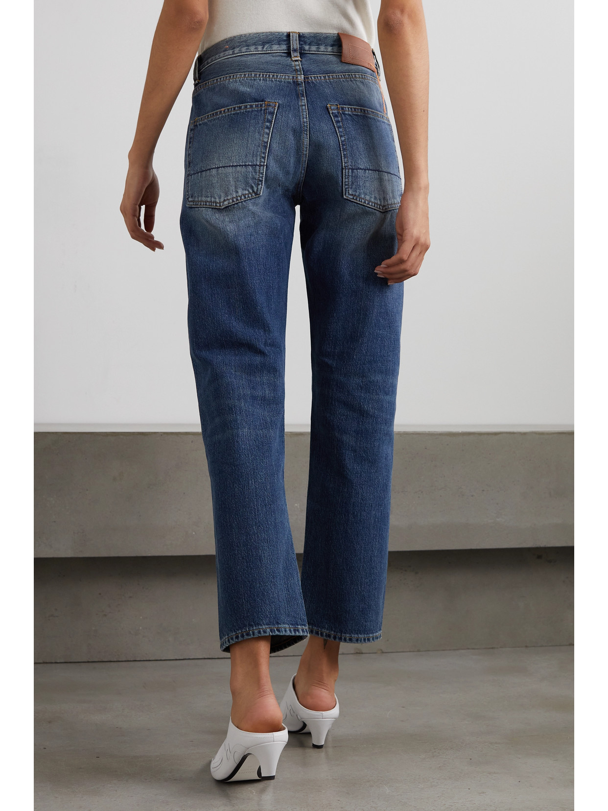 FORTELA JOHN MID-RISE STRAIGHT-LEG JEANS