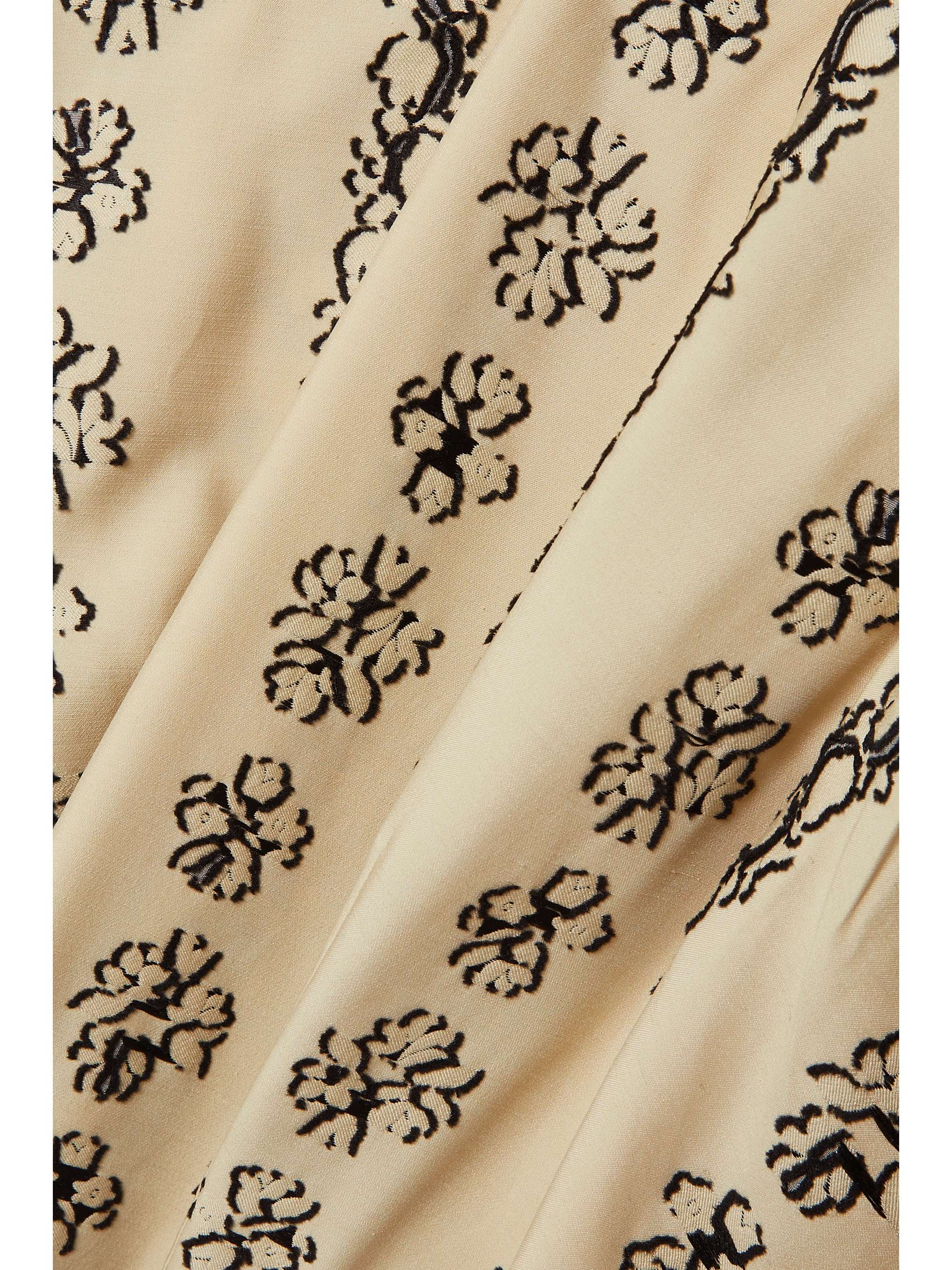 ULLA JOHNSON Layla fil coupé silk-blend blouse
